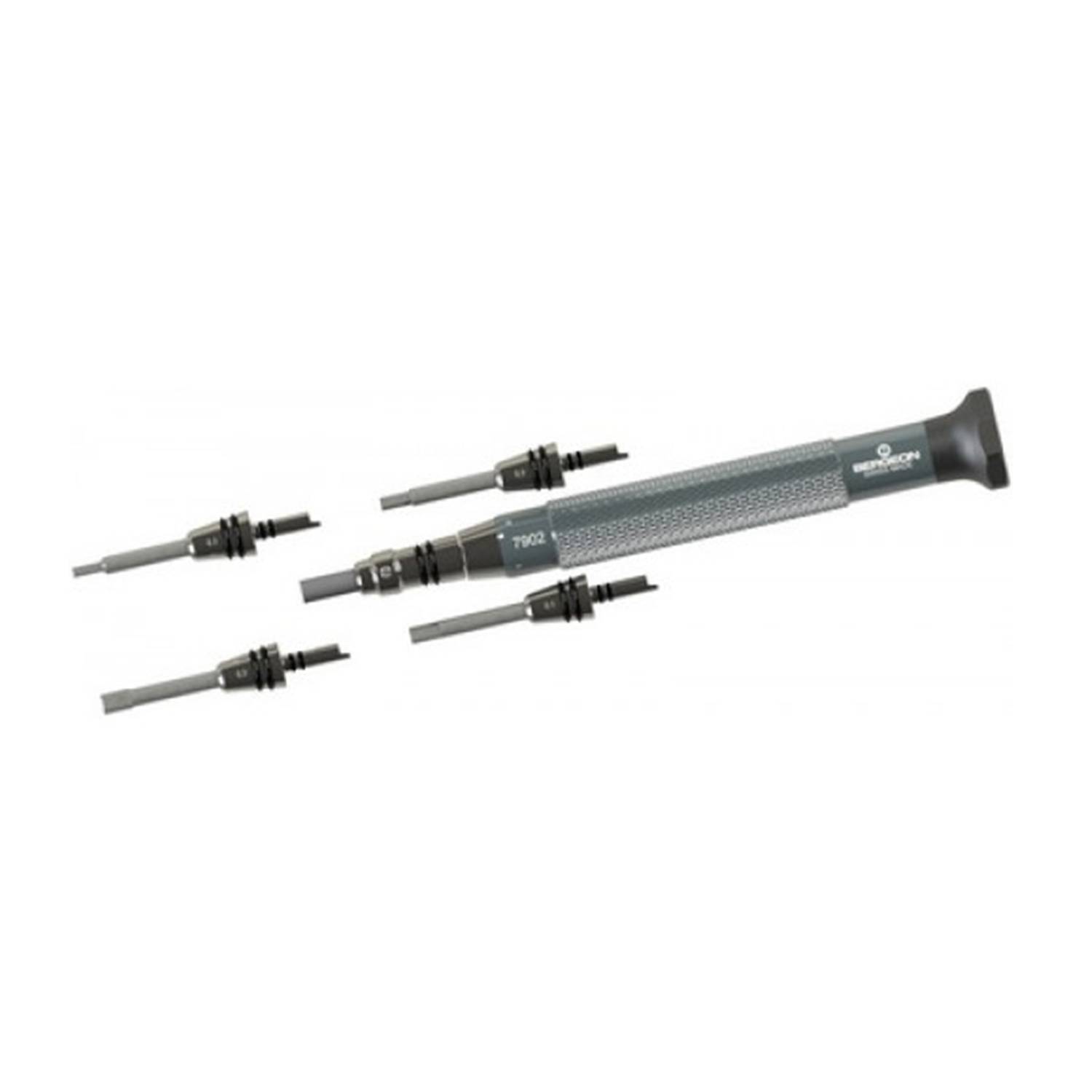 Bergeon 7902-HO Hochpräzsier Schraubendreher, Set, 5-teilig, für Uhrmacher
