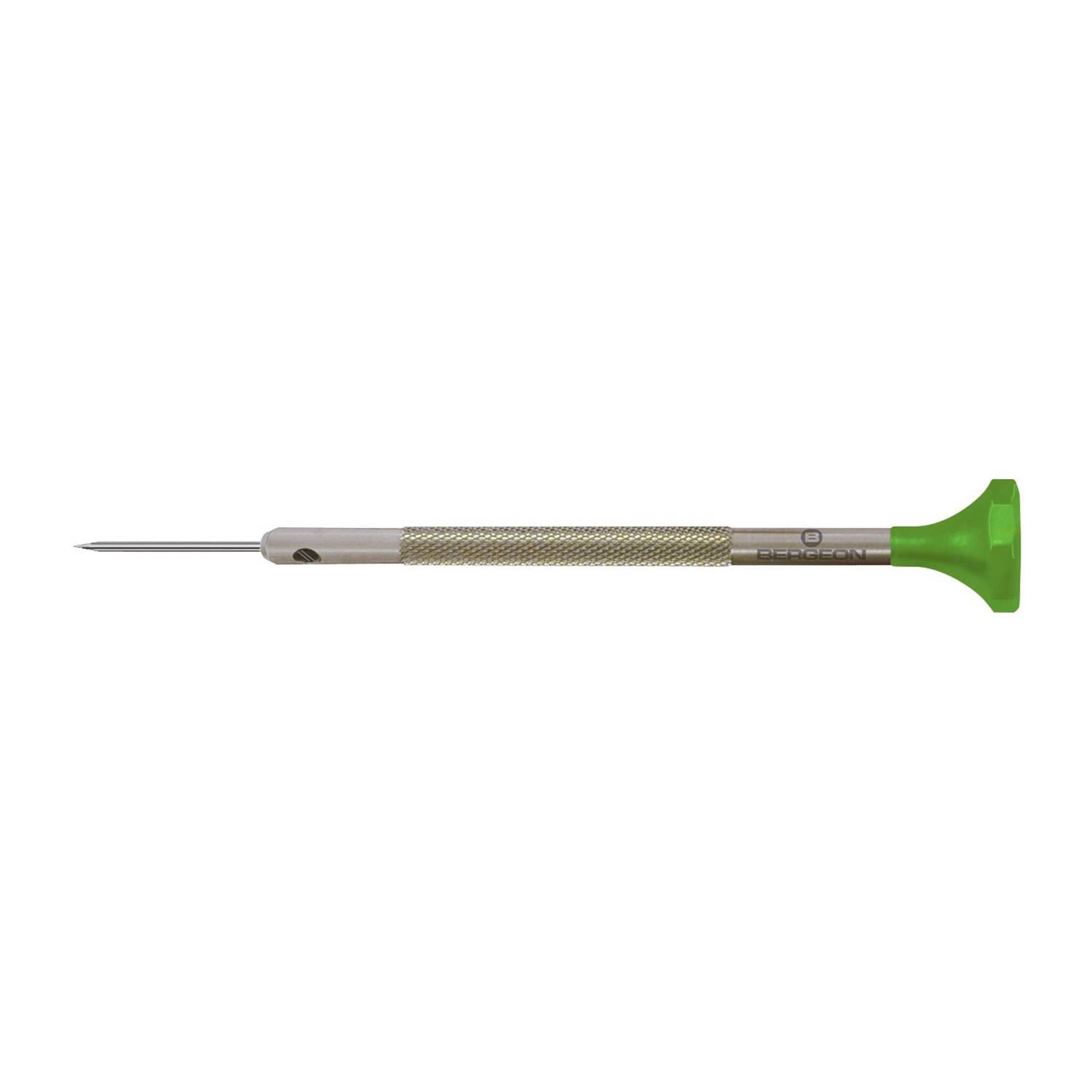 Bergeon Schraubendreher aus Inox, mit Edelstahlklinge 0,9 mm, mit Ersatzklingen