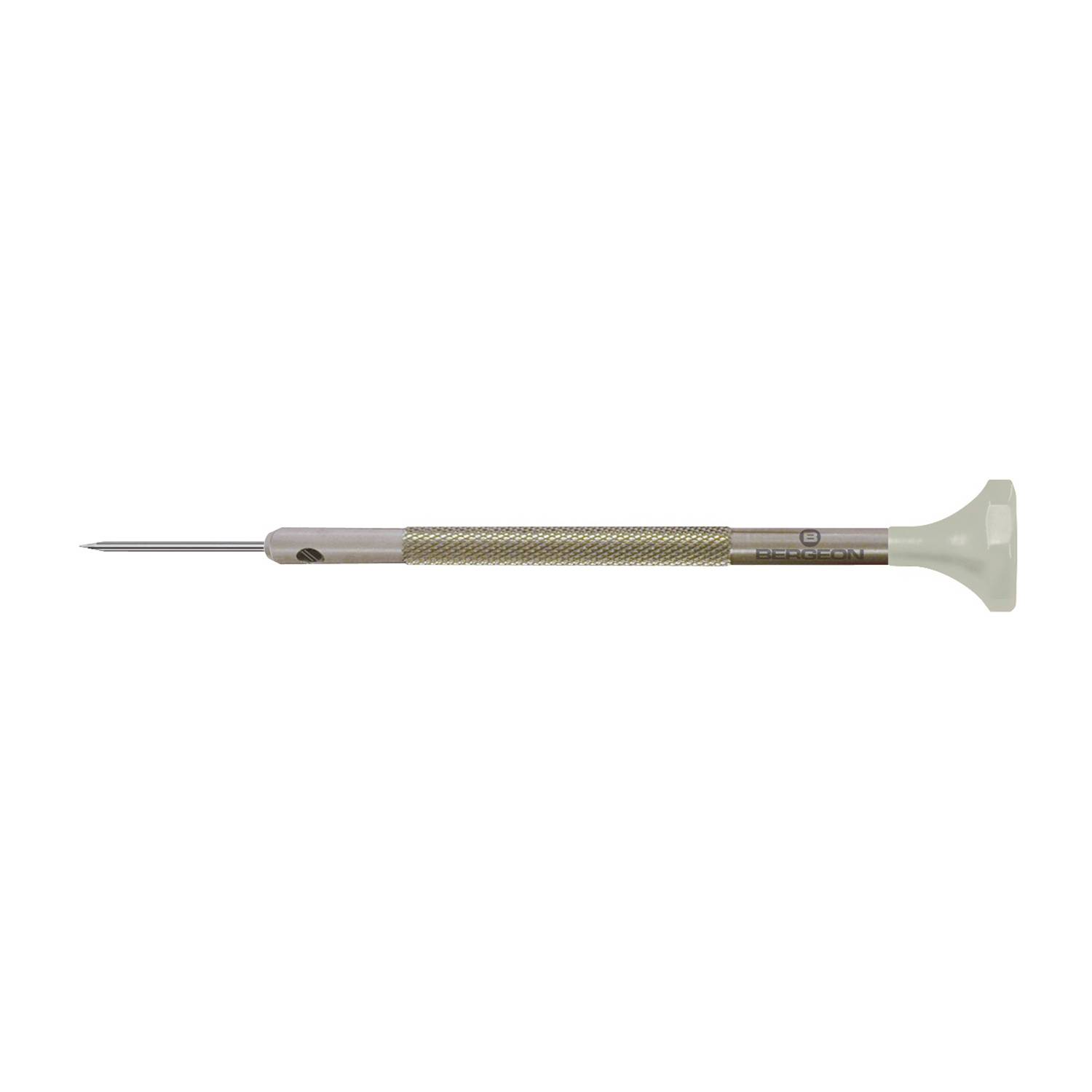 Bergeon Schraubendreher aus Inox, mit Edelstahlklinge 1,40 mm, mit Ersatzklingen