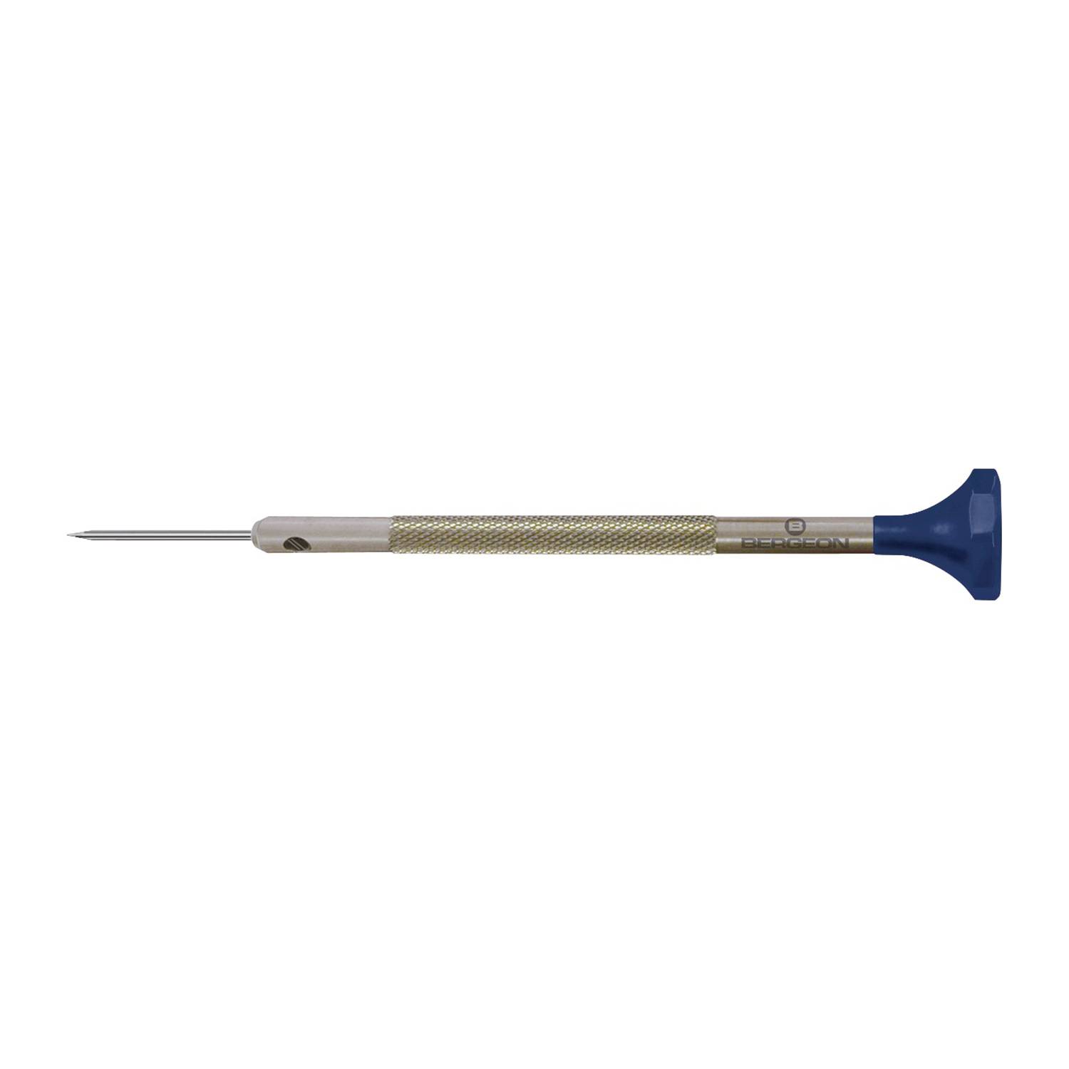 Bergeon Schraubendreher aus Inox, mit Edelstahlklinge 2,5 mm, mit Ersatzklingen