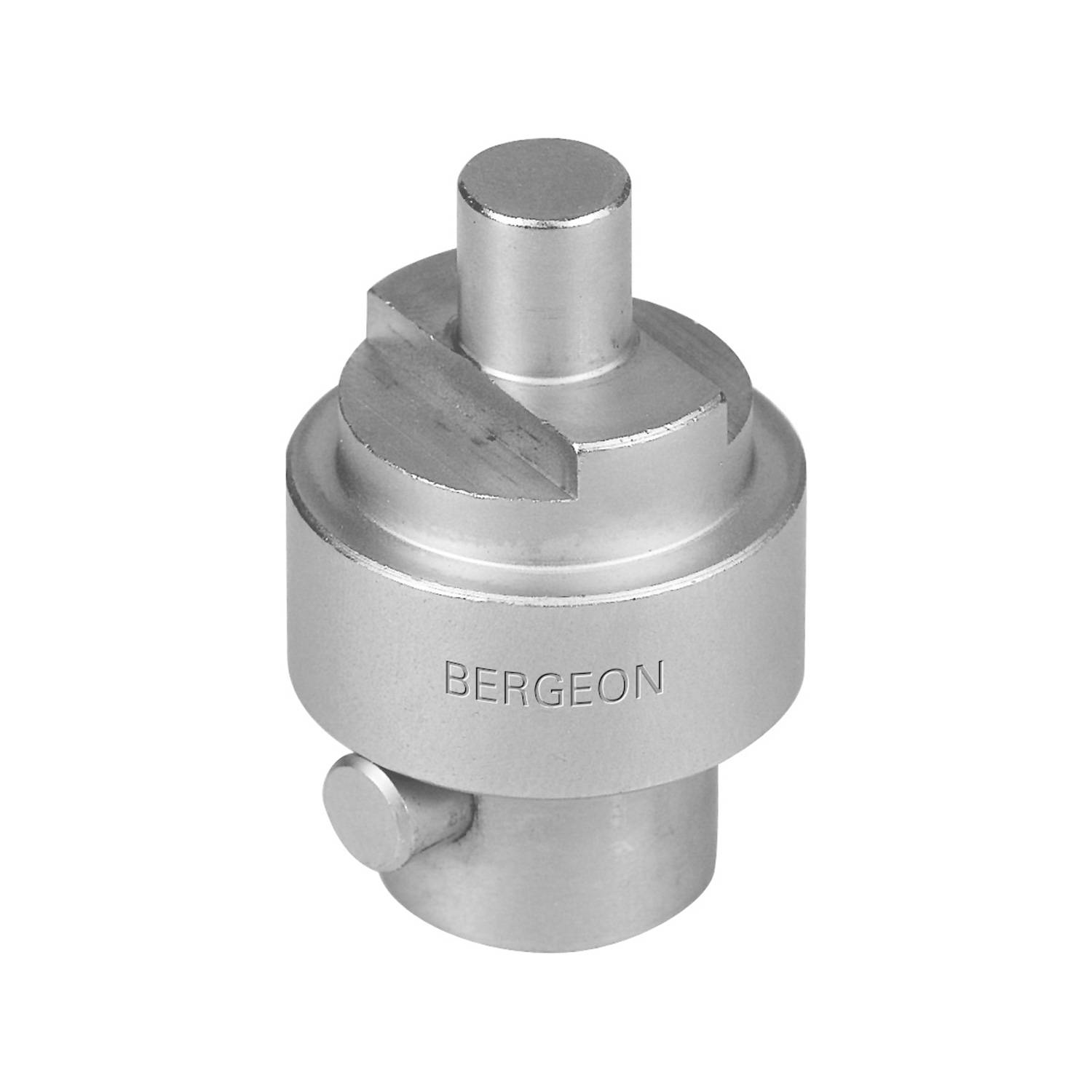 Bergeon 6 RX-Einsätze, geriffelt, mit Adapter, für Gehäuseöffner mit Handrad