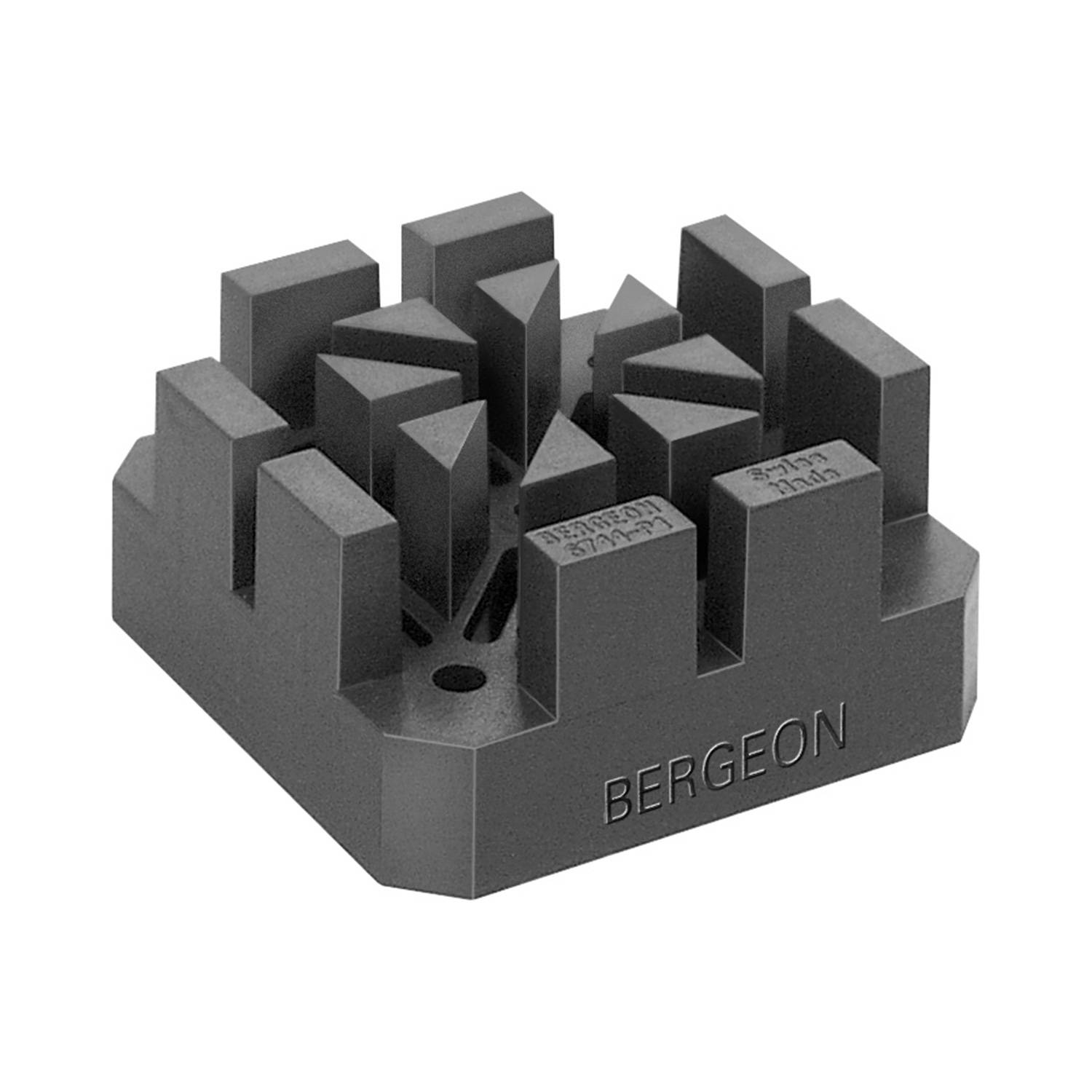 Bergeon 6744-P1 Untersatz, für Metallbänder, Stiftentferner, Hartkunststoff