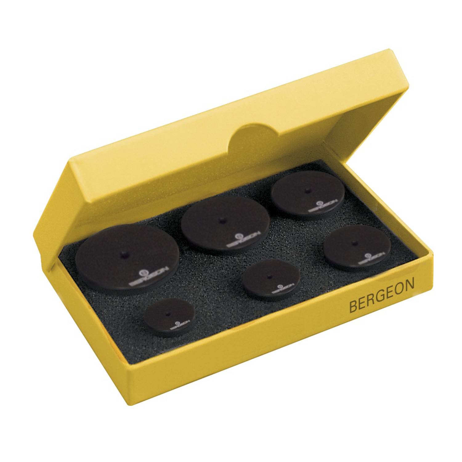 Bergeon 6527-6P, Druckstück-Set, für Pressstock, Uhrmacherzubehör