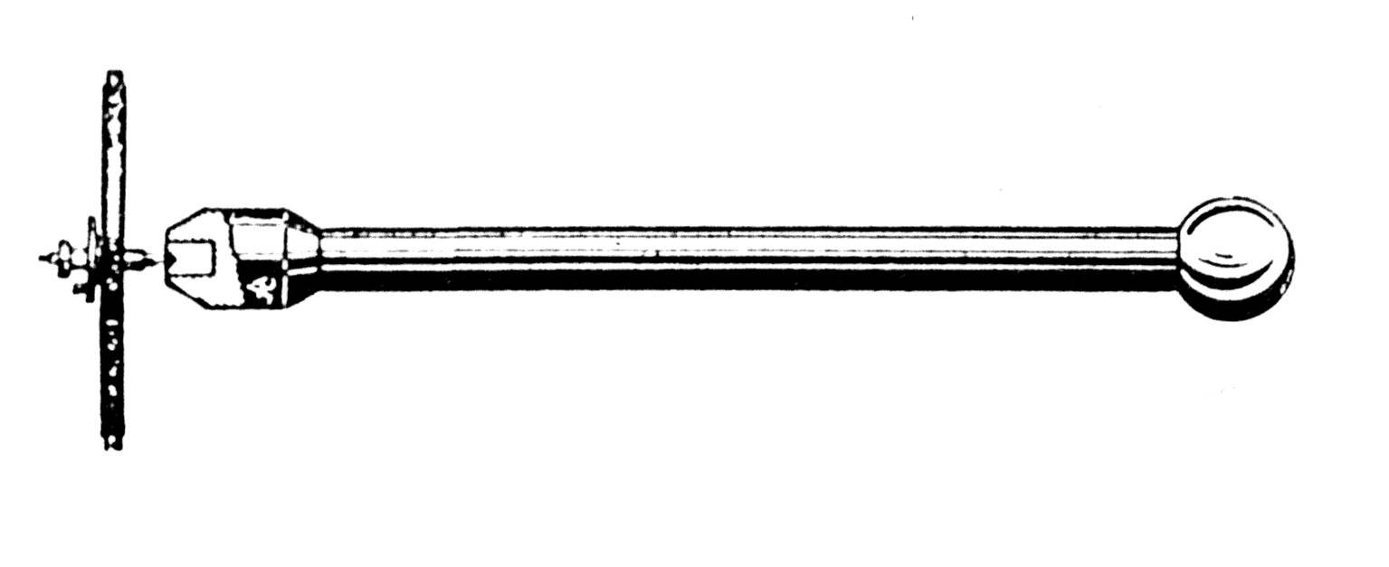 Bergeon Zapfenabrunder, aus Stahl, mit Lagerstein