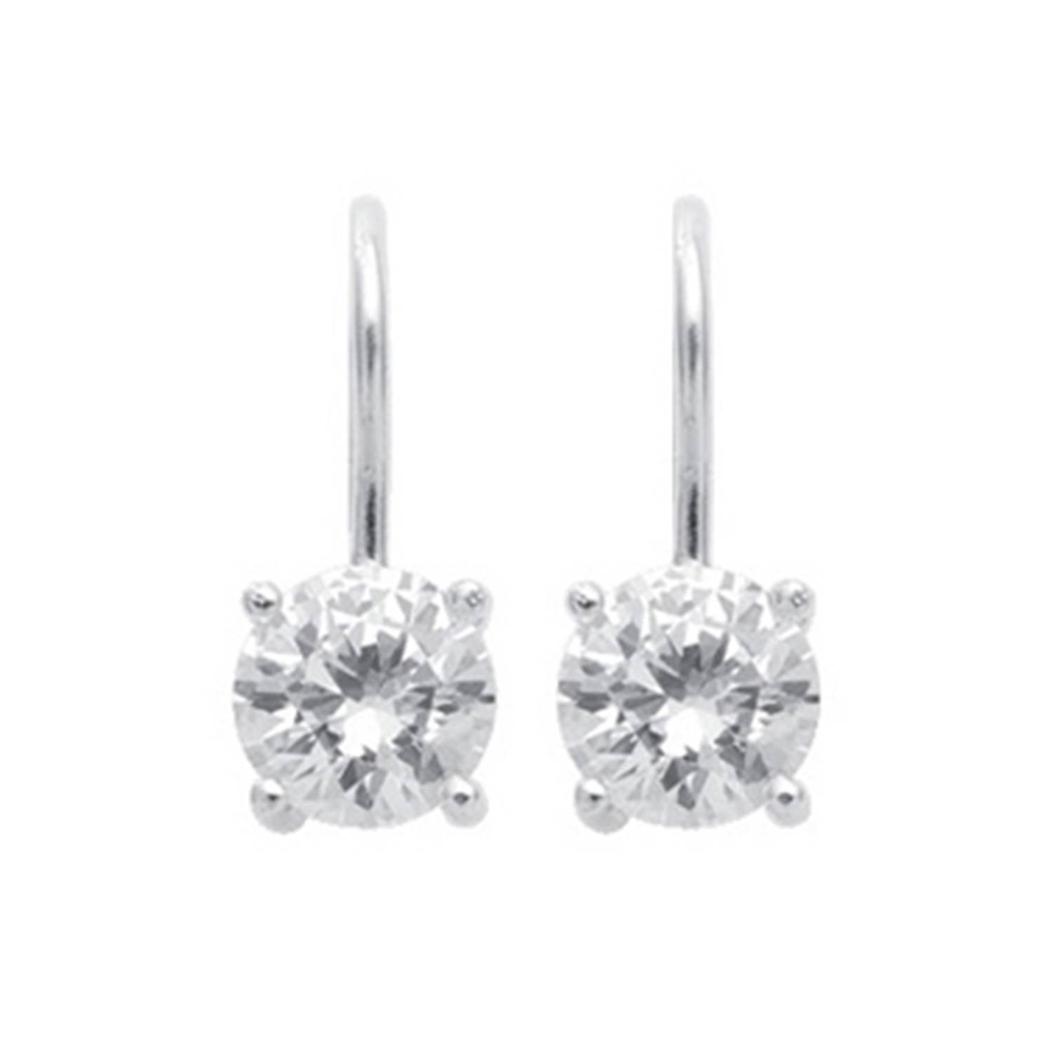 SELVA Ohrhänger mit Bügel Silber 925/rh, Zirkonia