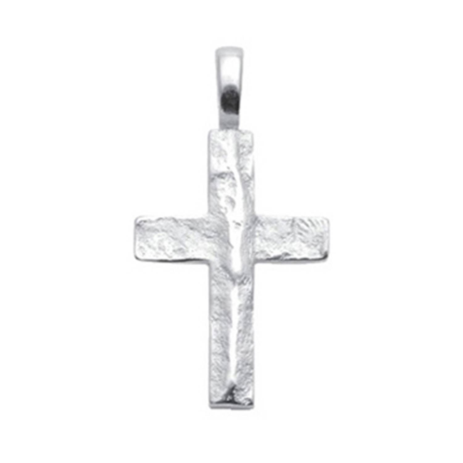 SELVA Kreuz Silber 925/- gehämmert