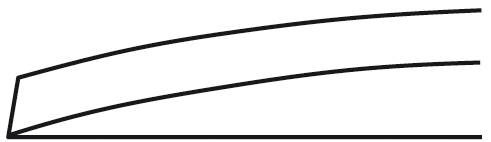 ULTRA D Glas M 270 Mikonkav flach gewölbt Kunststoff