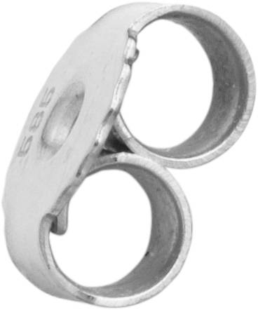 SELVA Ohrmutter Silber 925/- gestanzt Ø 5,00mm