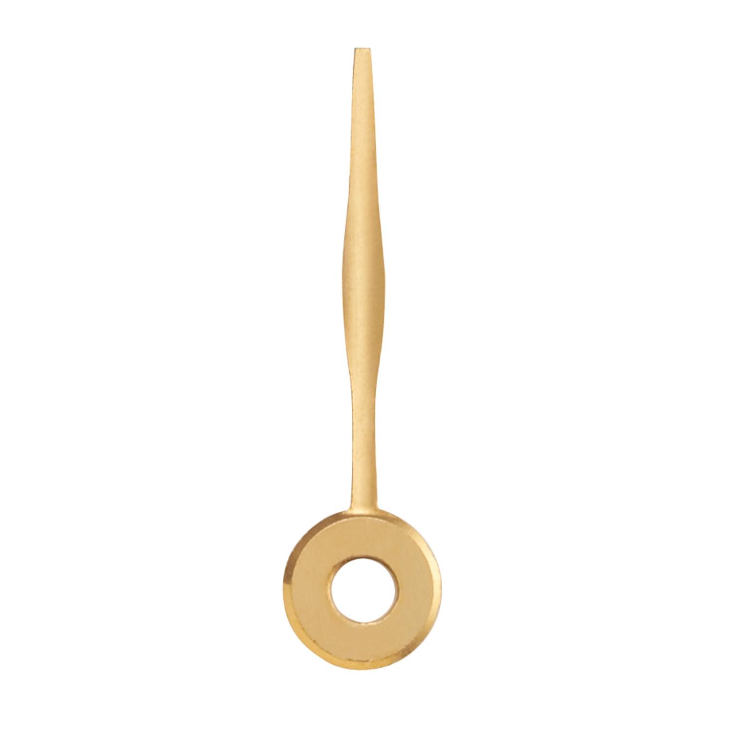 SELVA Minutenzeiger Birne gelb, Loch Ø 0,7 Länge 5,0 mm