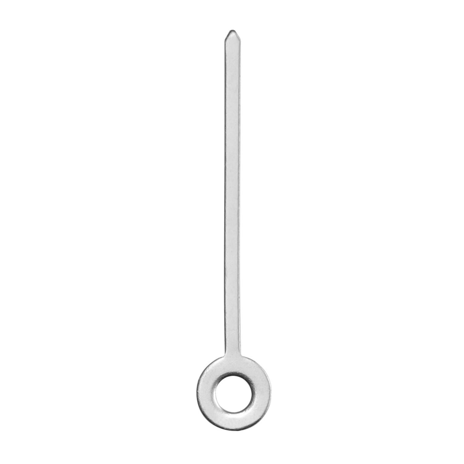 SELVA Minutenzeiger Faden Chrom, Loch Ø 0,7 Länge 7,0 mm