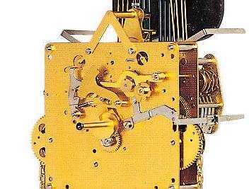 Hermle Standuhrwerk Hermle 451-053, 8-Tage, Pendel 114cm , Schlag auf Gong, Nachtruhe, Westminster