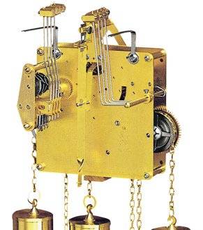 Hermle Standuhrwerk Hermle 451-030, 8-Tage, Pendel 85cm, Schlag auf Gong
