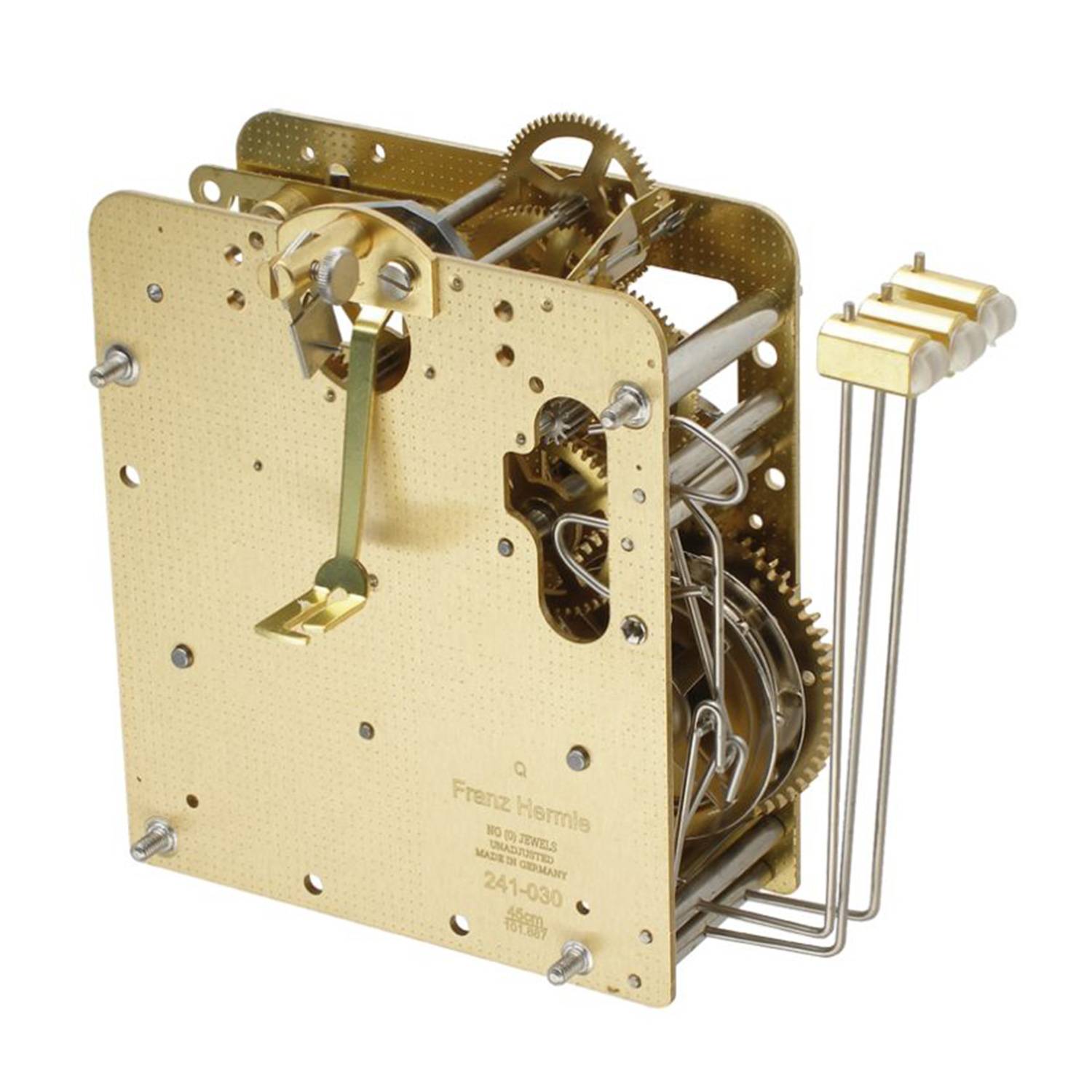 Hermle Heimuhrwerk Hermle 241-030, 8-Tage, Pendel 75cm , Schlag auf Gong