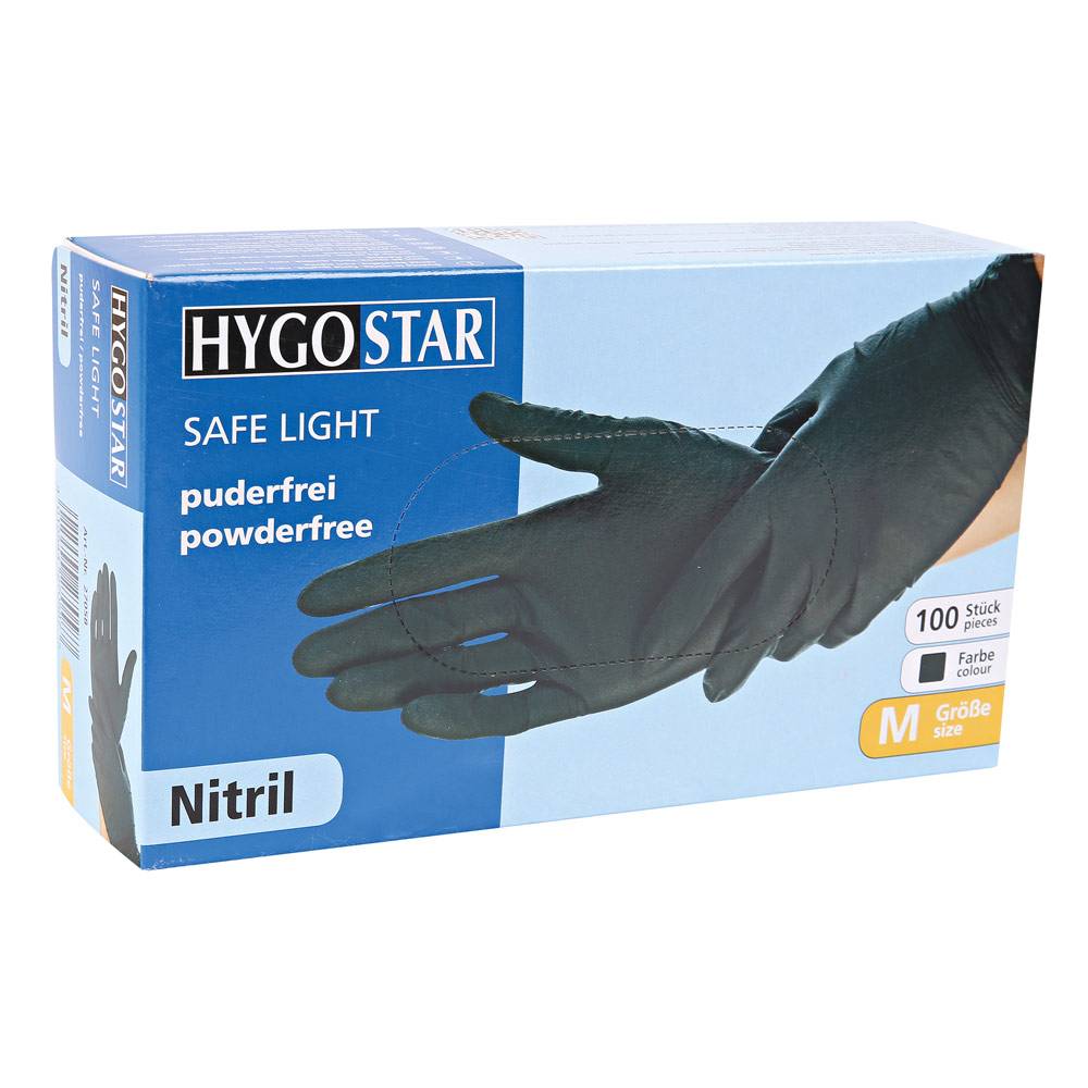SELVA Nitril Handschuhe Premium Extraleicht, Größe XXL - schwarz