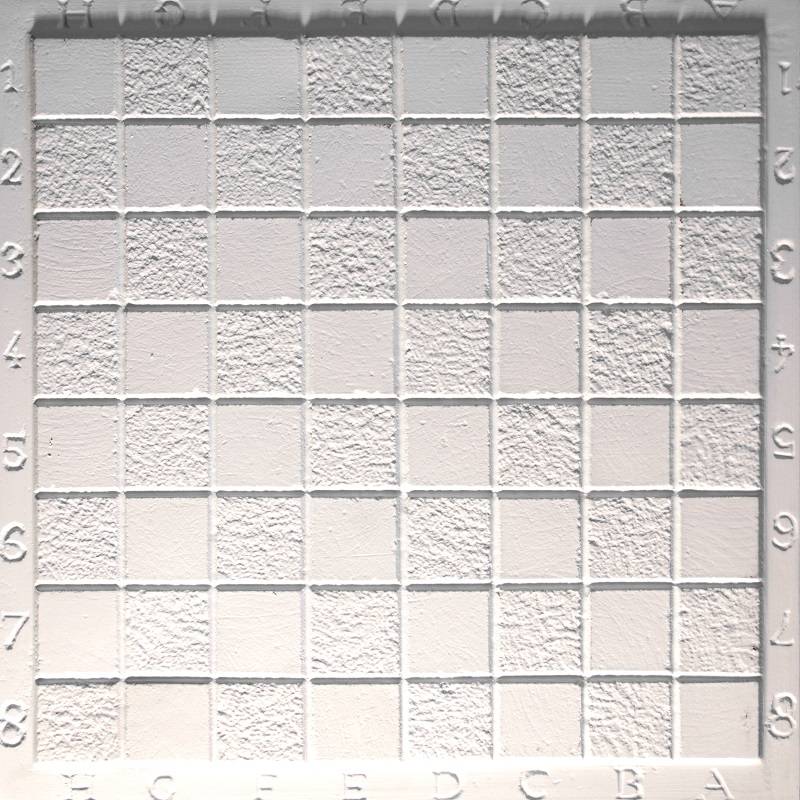 SELVA Schachbrett-Gießform, PVC, reliefartig, 42 x 42 cm, made in Germany