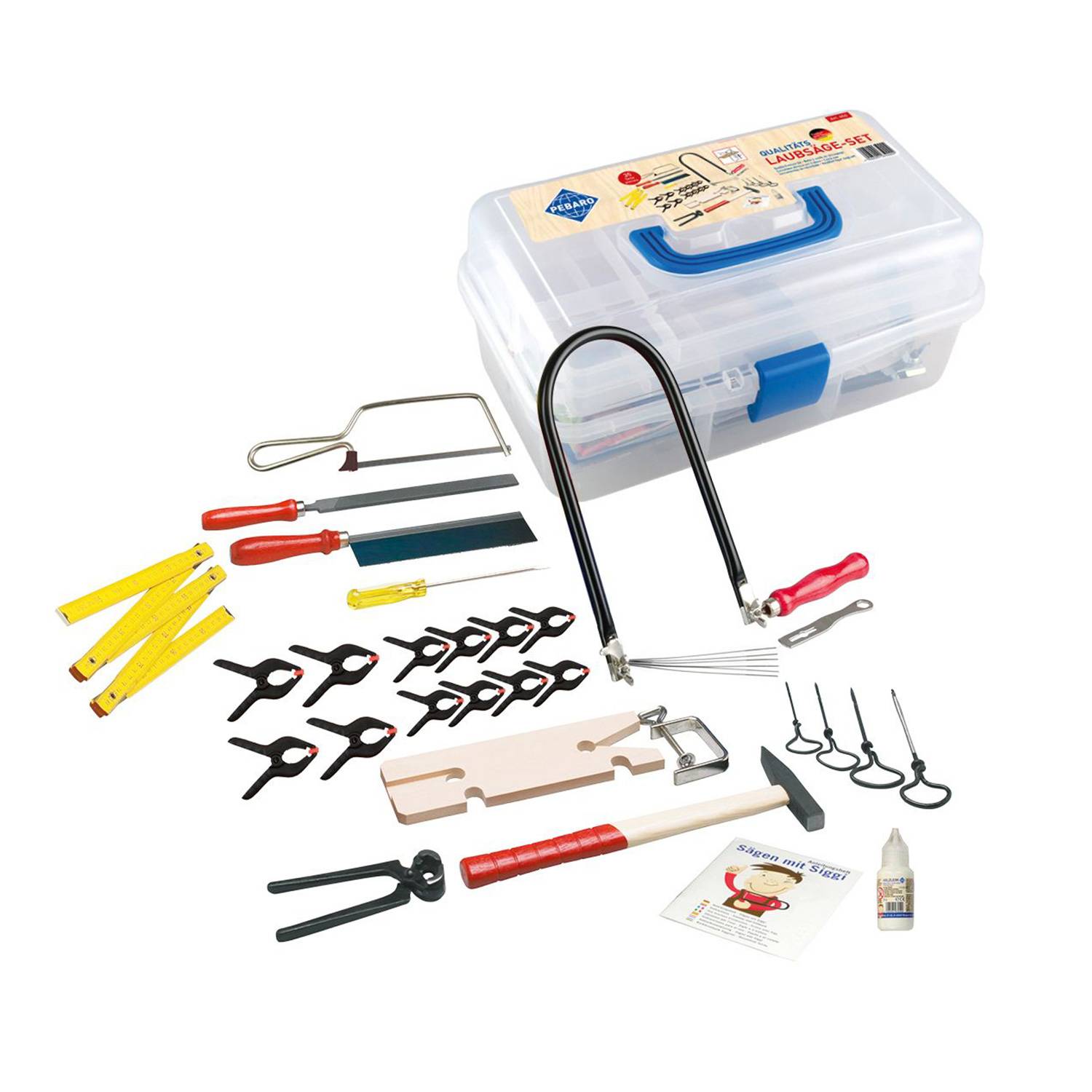 SELVA Qualitäts-Laubsäge-Set, 35 Teile
