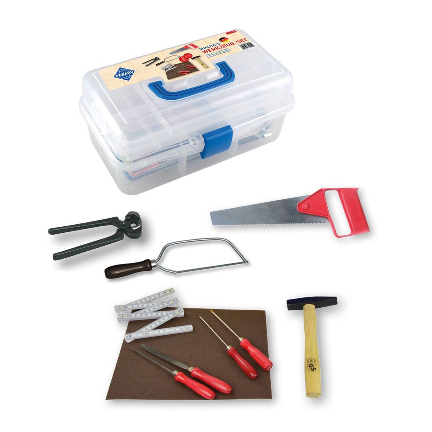 SELVA Qualitäts-Werkzeug-Set, 11 Teile