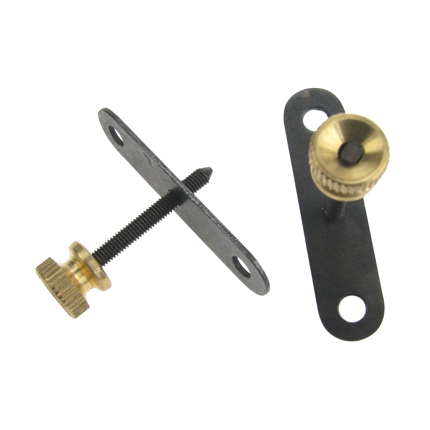 SELVA Kastenhalter, 2 St., für Regulatoren, brünierter Stahlbeschlag, 40 x 10 mm