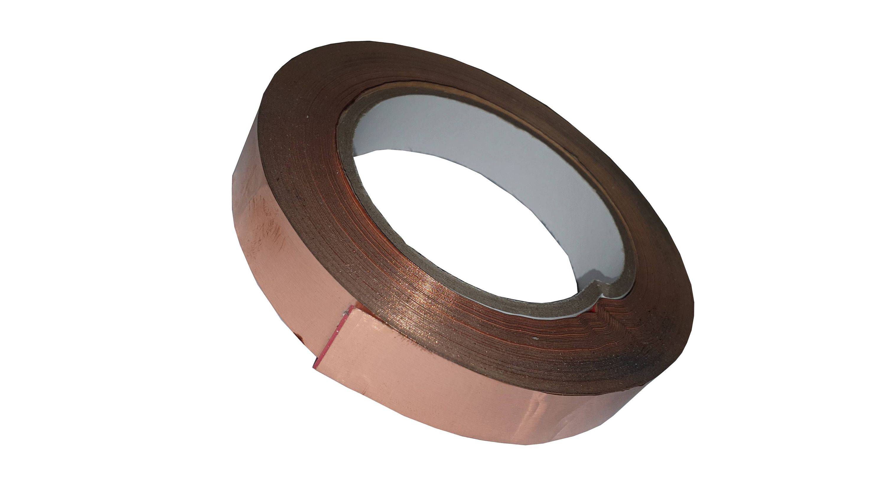 SELVA Kupferfolie (CCT-20-C), selbstklebend, 20 mm, 1 Rolle (33 m)