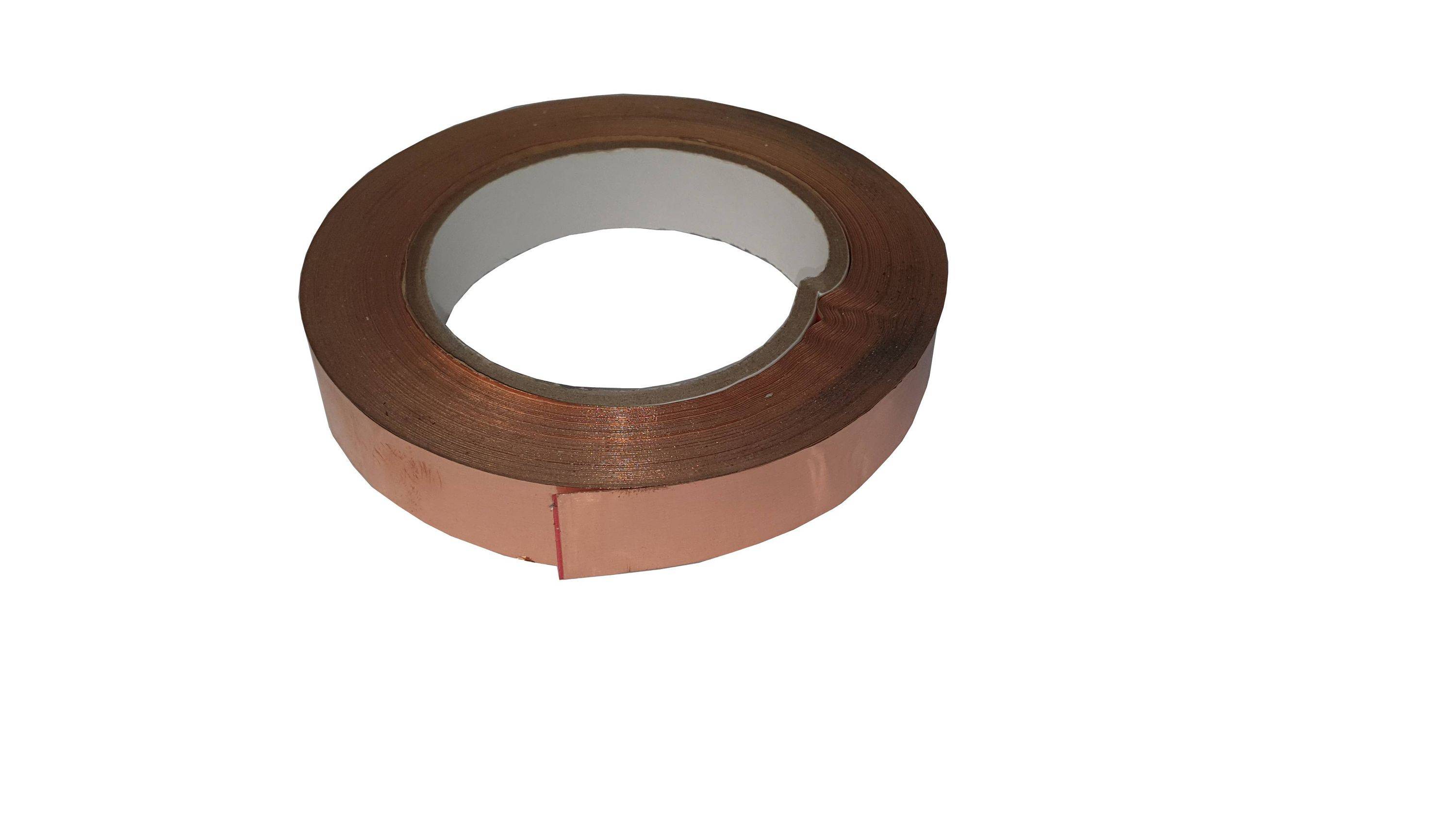 SELVA Kupferfolie (CCT-20-C), selbstklebend, 20 mm, 1 Rolle (33 m)