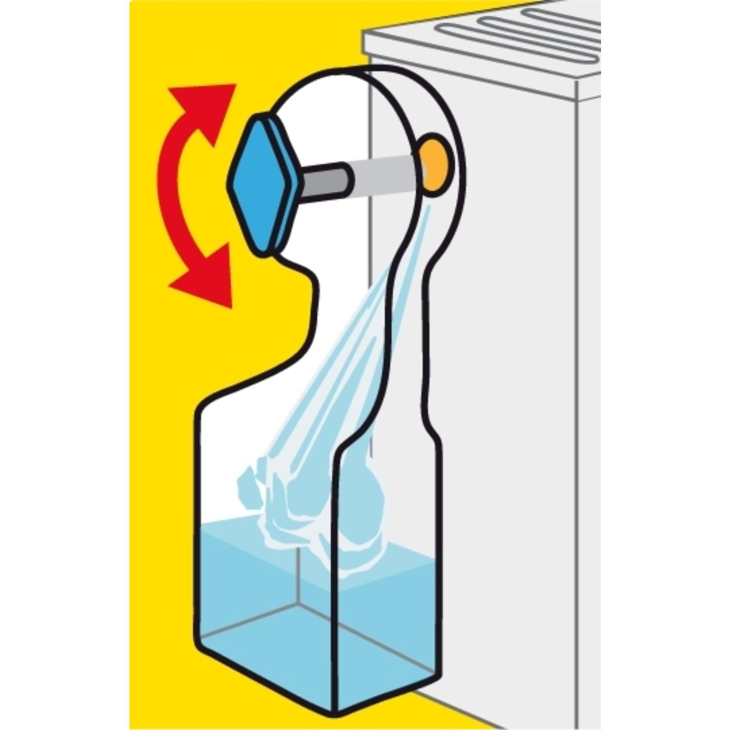 Maximex Heizkörper-Entlüfter, manuell, für Wohnung, Energie sparen