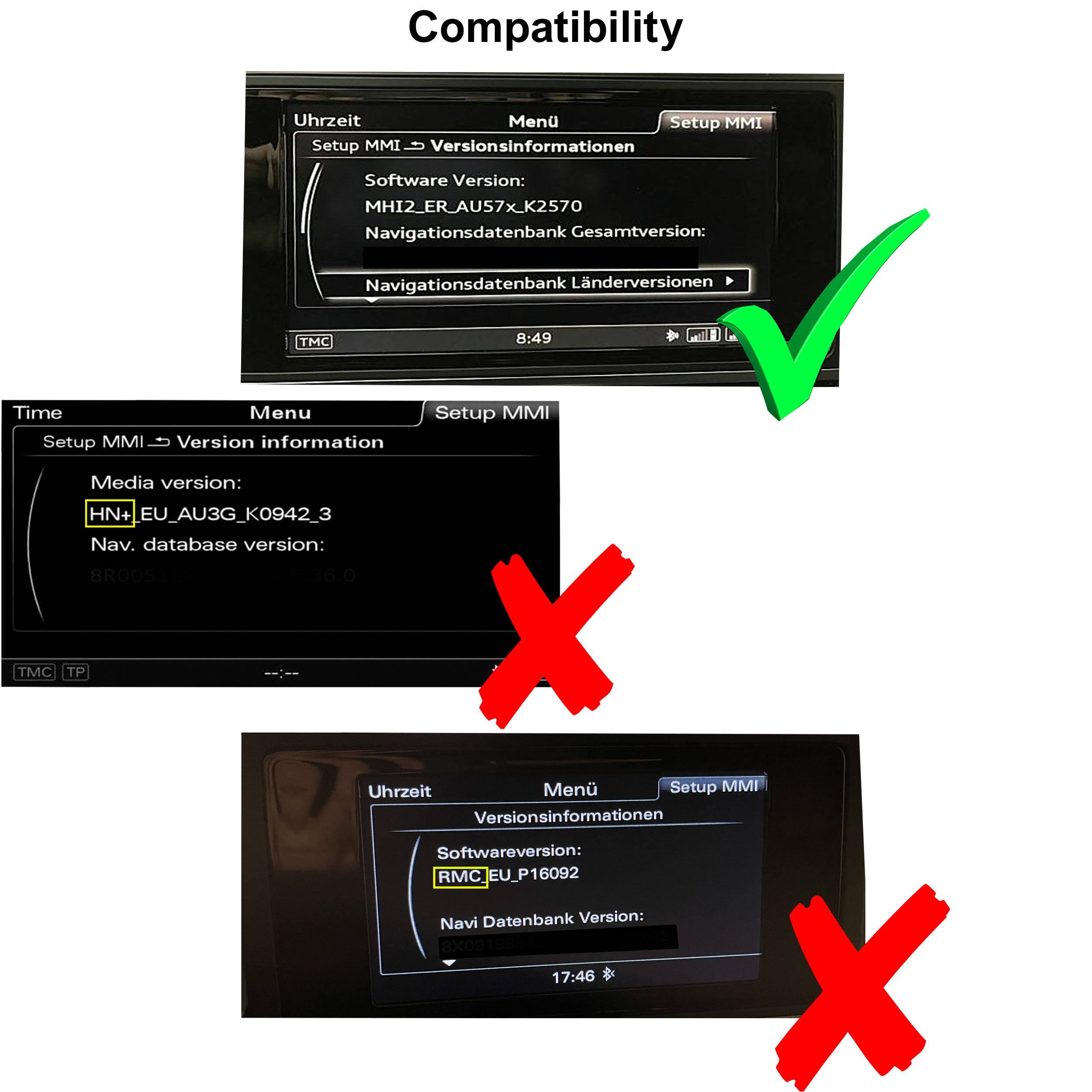 Für Audi A6 A7 MHI2 9" Touchscreen Android GPS Navigation CarPlay