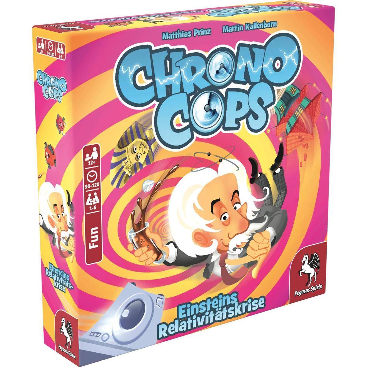 ChronoCops - Einsteins Relativitätskrise, Kartenspiel, für 1-6 Spieler, ab 12 Jahre (DE-Ausgabe)