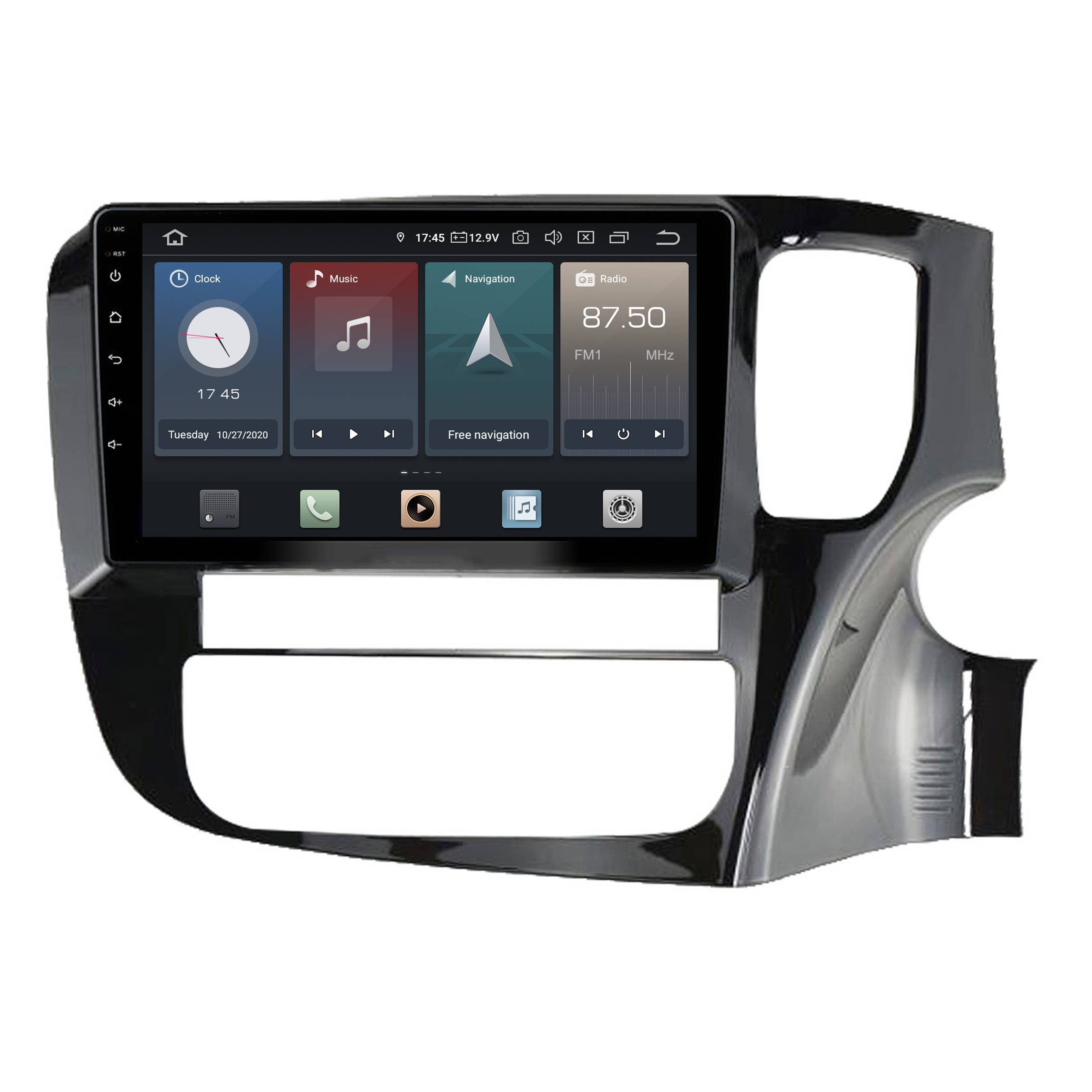 Für Mitsubishi Outlander 3 III RHD 9" Touch Android Autoradio GPS Navi CarPlay