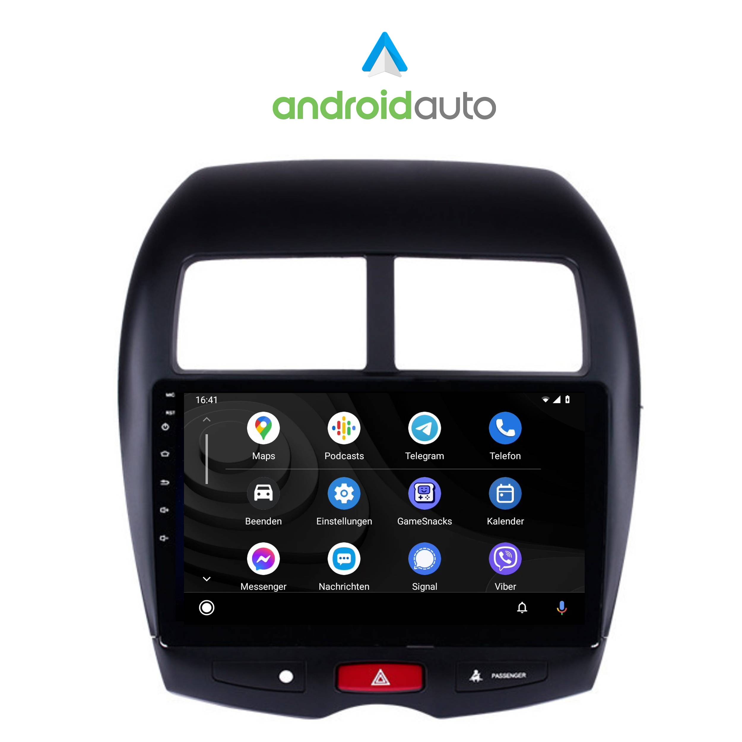 Für Mitsubishi ASX Peugeot 4008 10" Touch Android Autoradio GPS Navi CarPlay