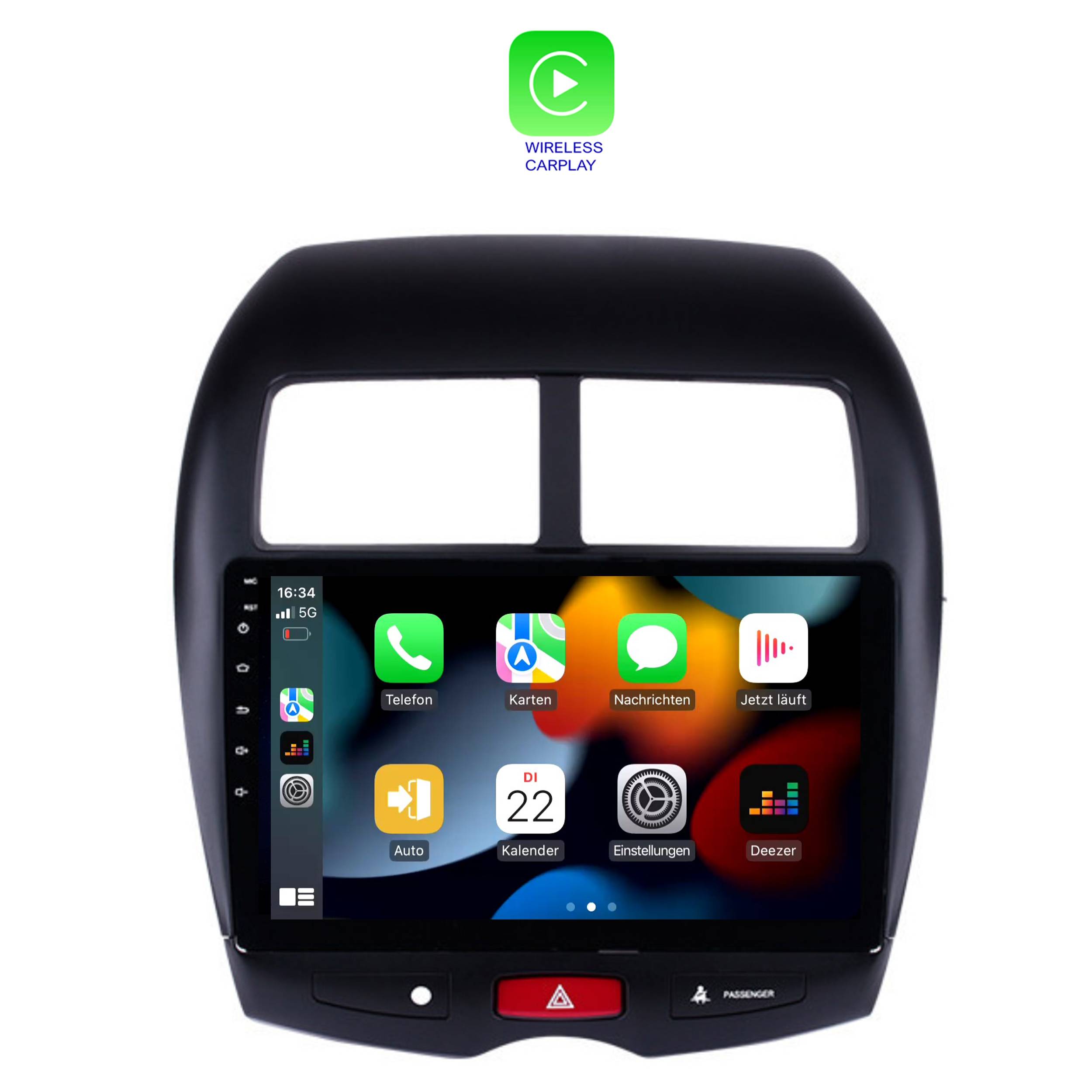 Für Mitsubishi ASX Peugeot 4008 10" Touch Android Autoradio GPS Navi CarPlay