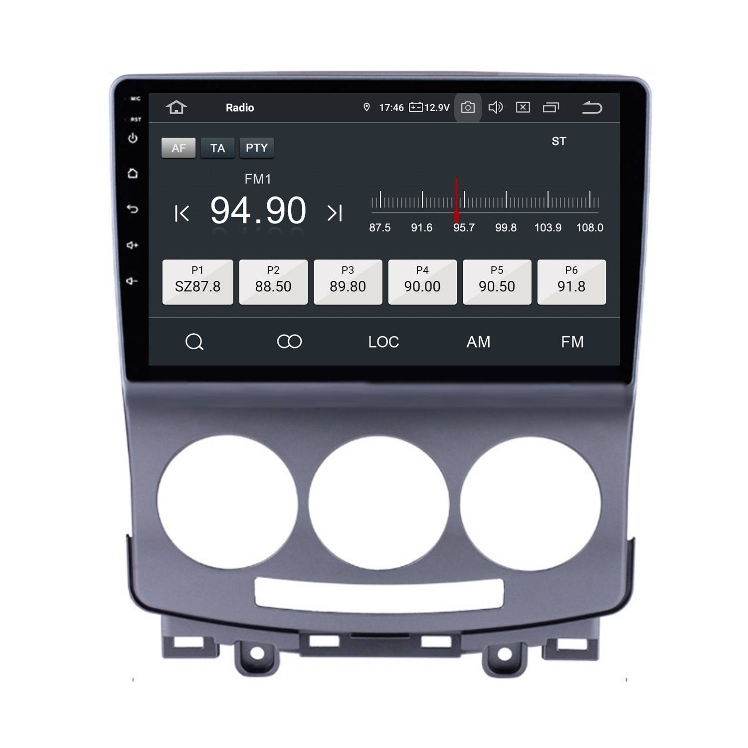 Für Mazda 5 9" Touchscreen Android Autoradio GPS Navigation CarPlay AndroidAuto