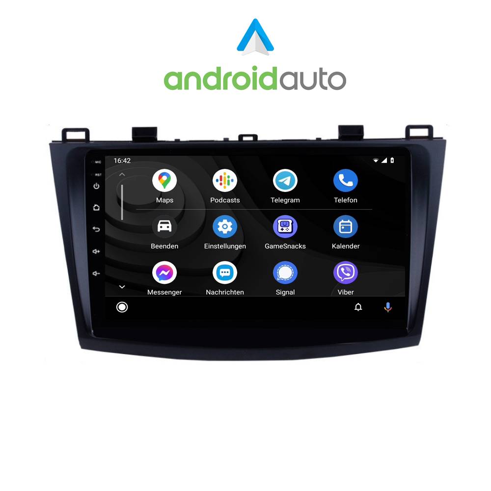Für Mazda 3 9" Touchscreen Android Autoradio GPS Navigation CarPlay AndroidAuto
