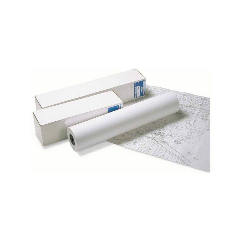 Plotterpapier für Laserdrucke 914mmx175m 75g/qm weiß