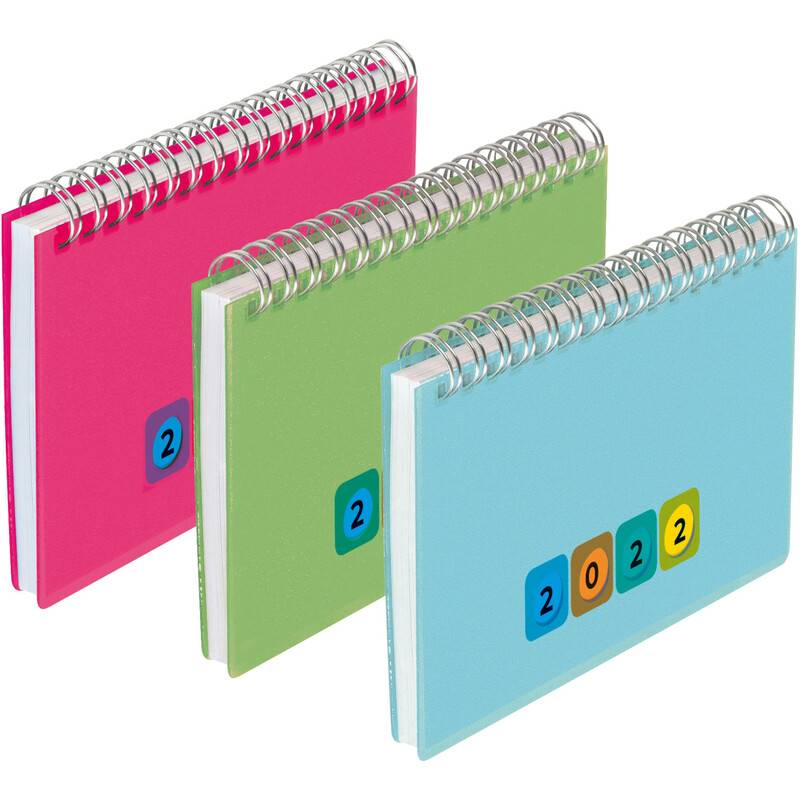 herlitz Tischkalender Mini Protect 2025, sortiert
