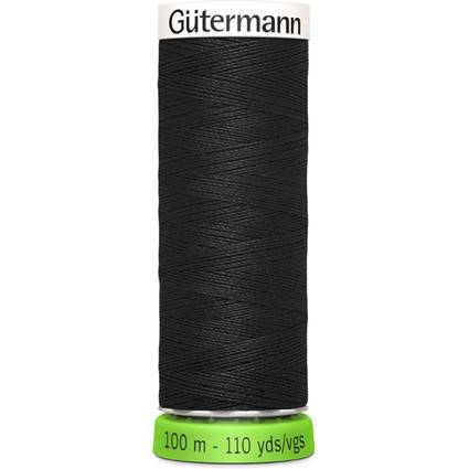 Gütermann Nähgarn "Allesnäher" rPET, 100 m, Farbe: 000