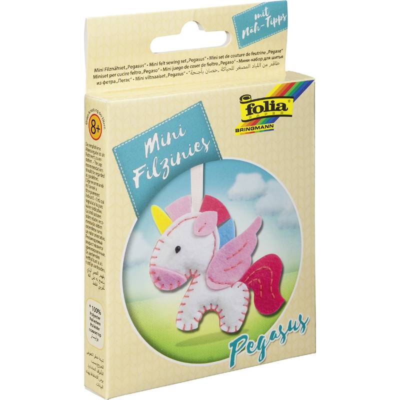 folia Mini Filz-Nähset "Filzinies", 15-teilig, Pegasus