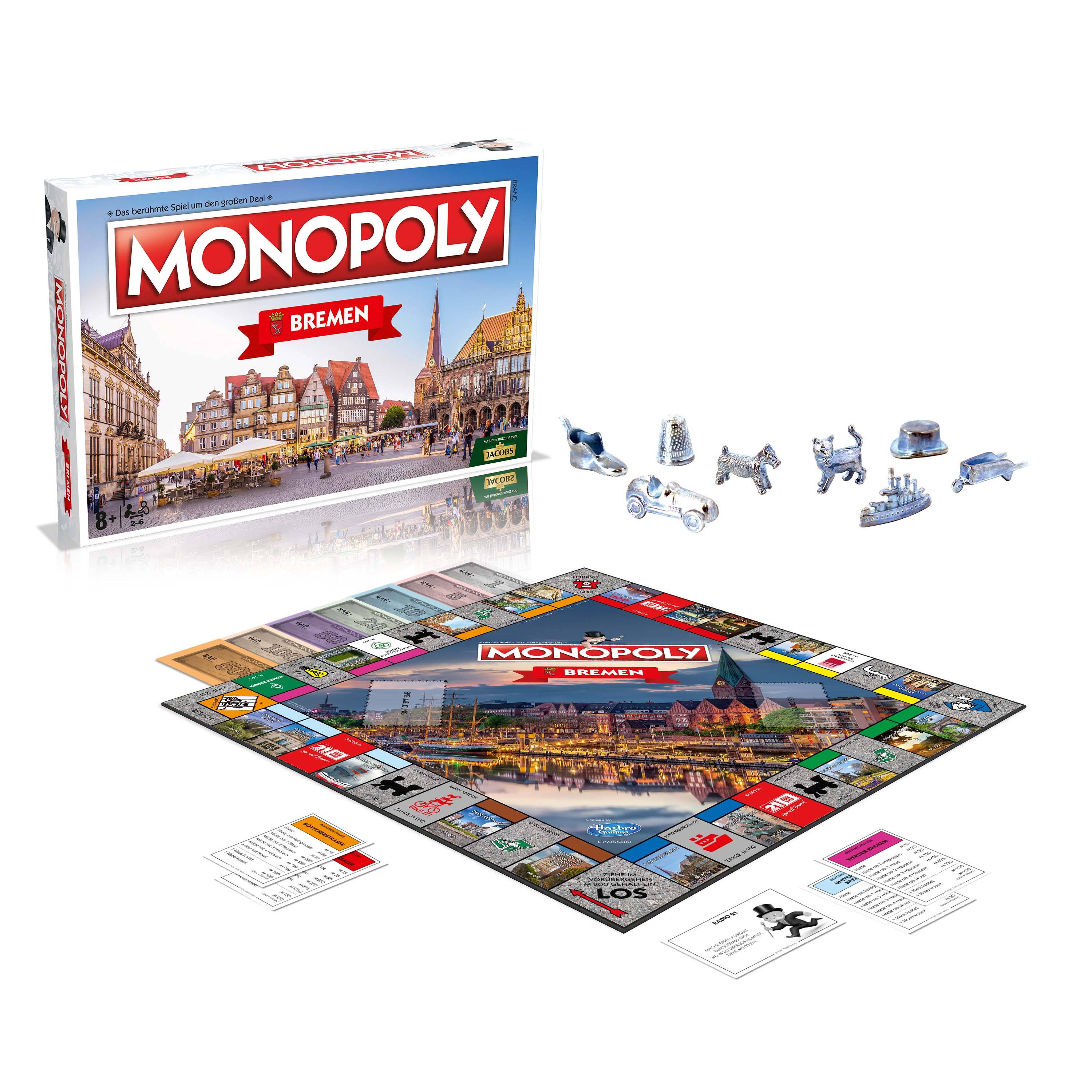 Monopoly - Bremen Brettspiel Gesellschaftsspiel Cityedition