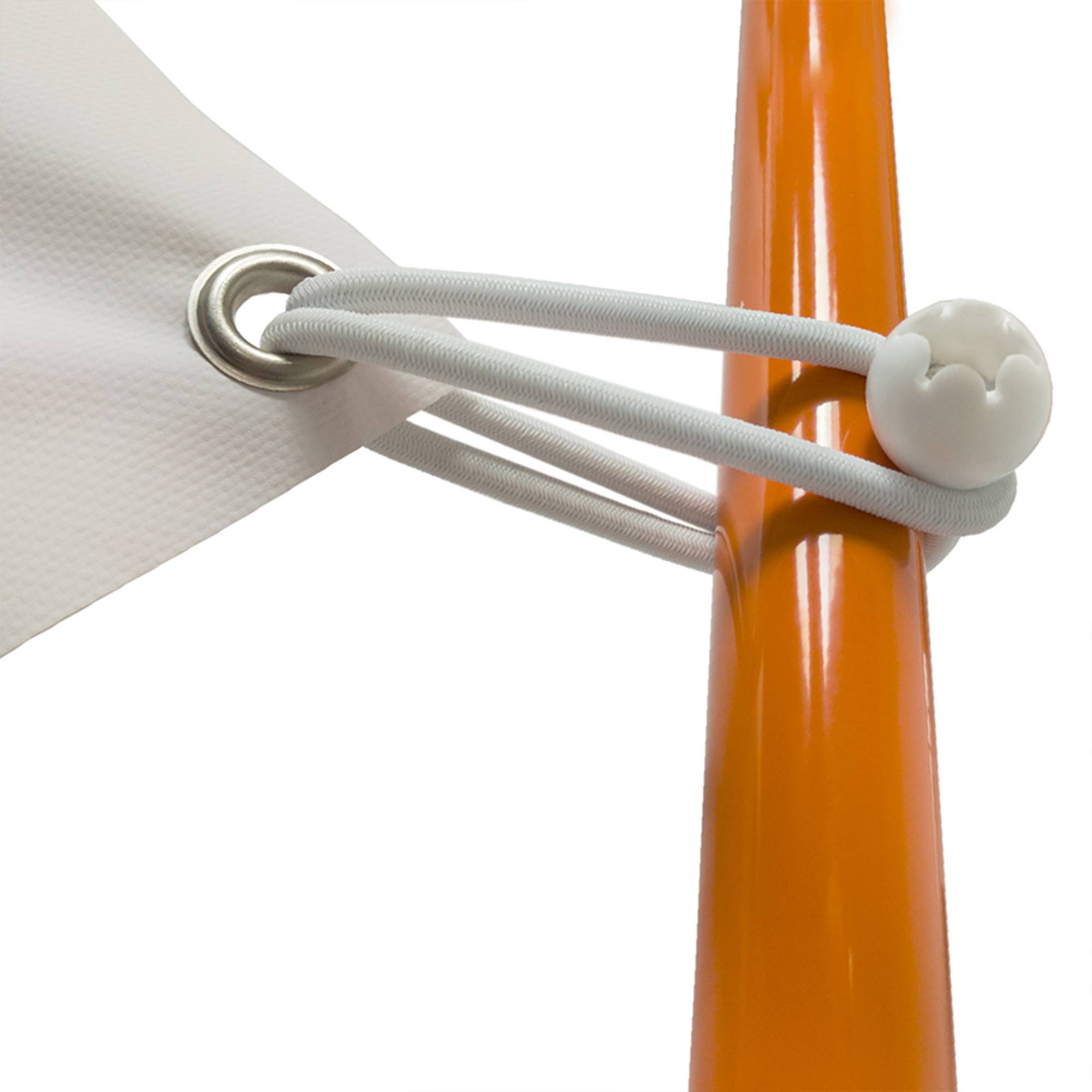 Dreamprint 25x Spanngummi mit Kugel 180 mm Weiß Planenspanner, Expanderschlingen, Planenhalter, Planengummi, Gummispanner, Zeltgummi, Expander für