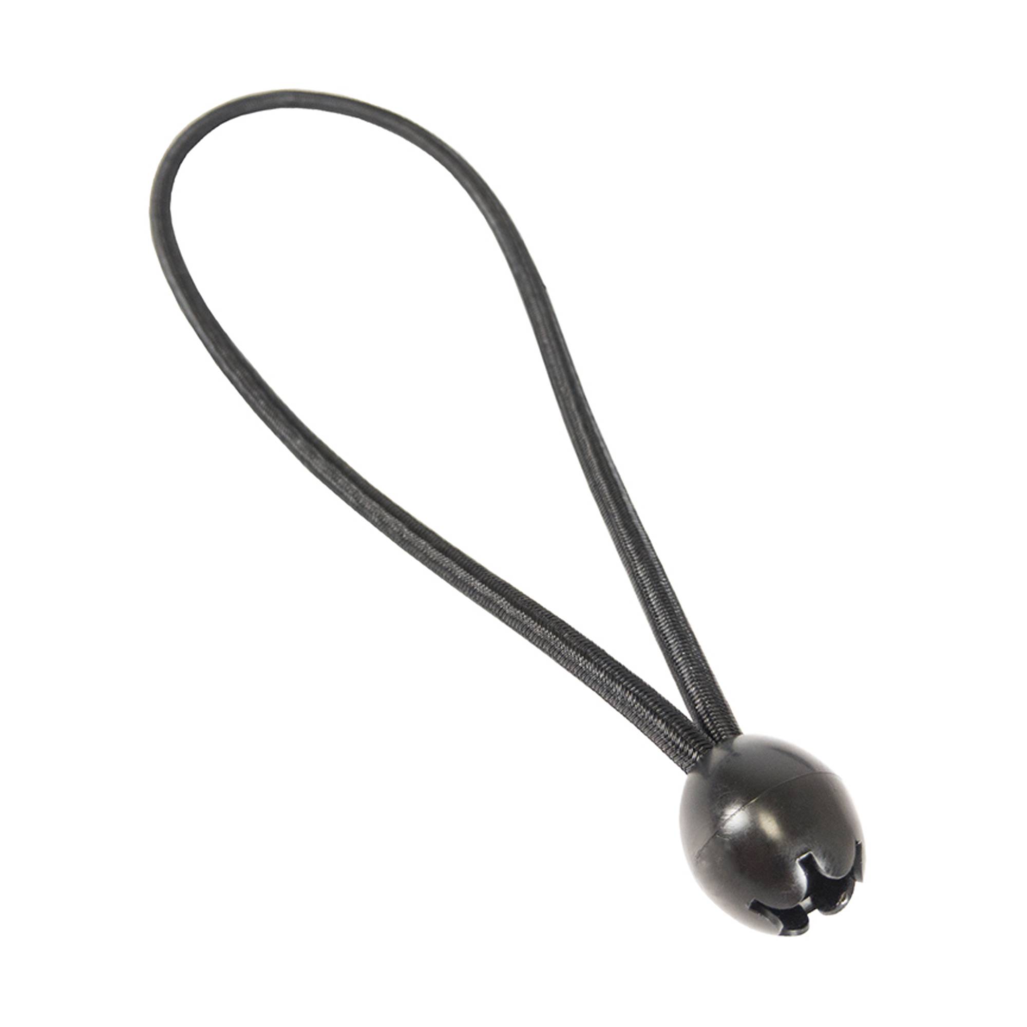 Dreamprint 25x Spanngummi mit Kugel 180 mm Schwarz Planenspanner, Expanderschlingen, Planenhalter, Planengummi, Gummispanner, Zeltgummi, Expande