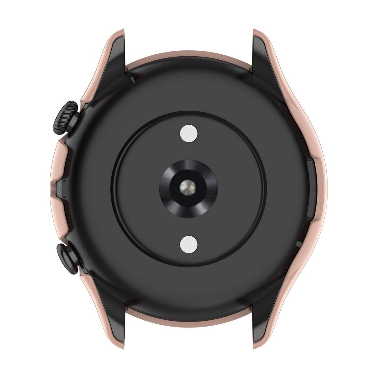 Für Amazfit GTR 3 / GTR 3 Pro 2 in 1 Shockproof TPU Silikon Hülle Cover + H9 Hart Glas Pink