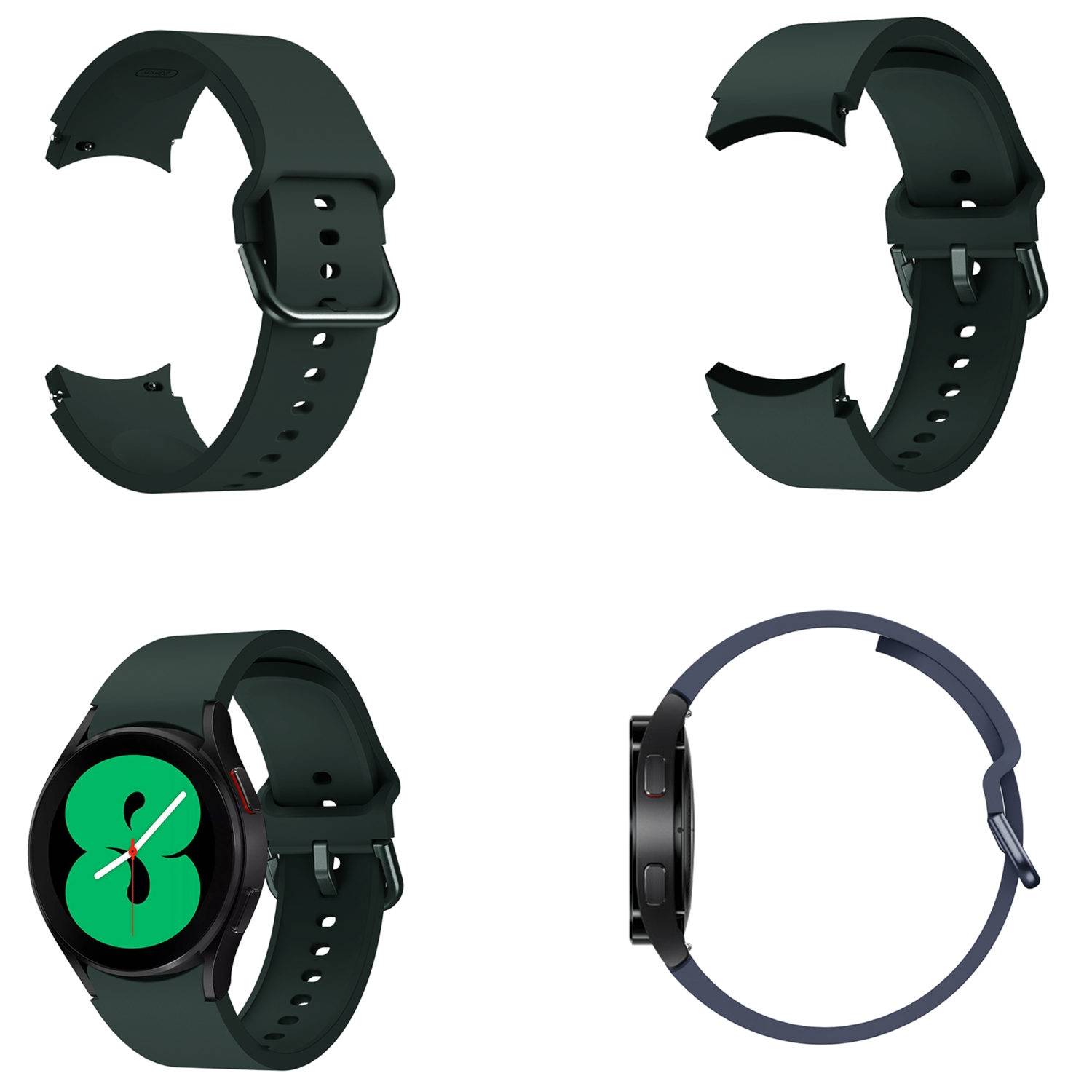 Für Samsung Galaxy Watch FE 6 5 4 Normal Pro Classic Silikon Armband