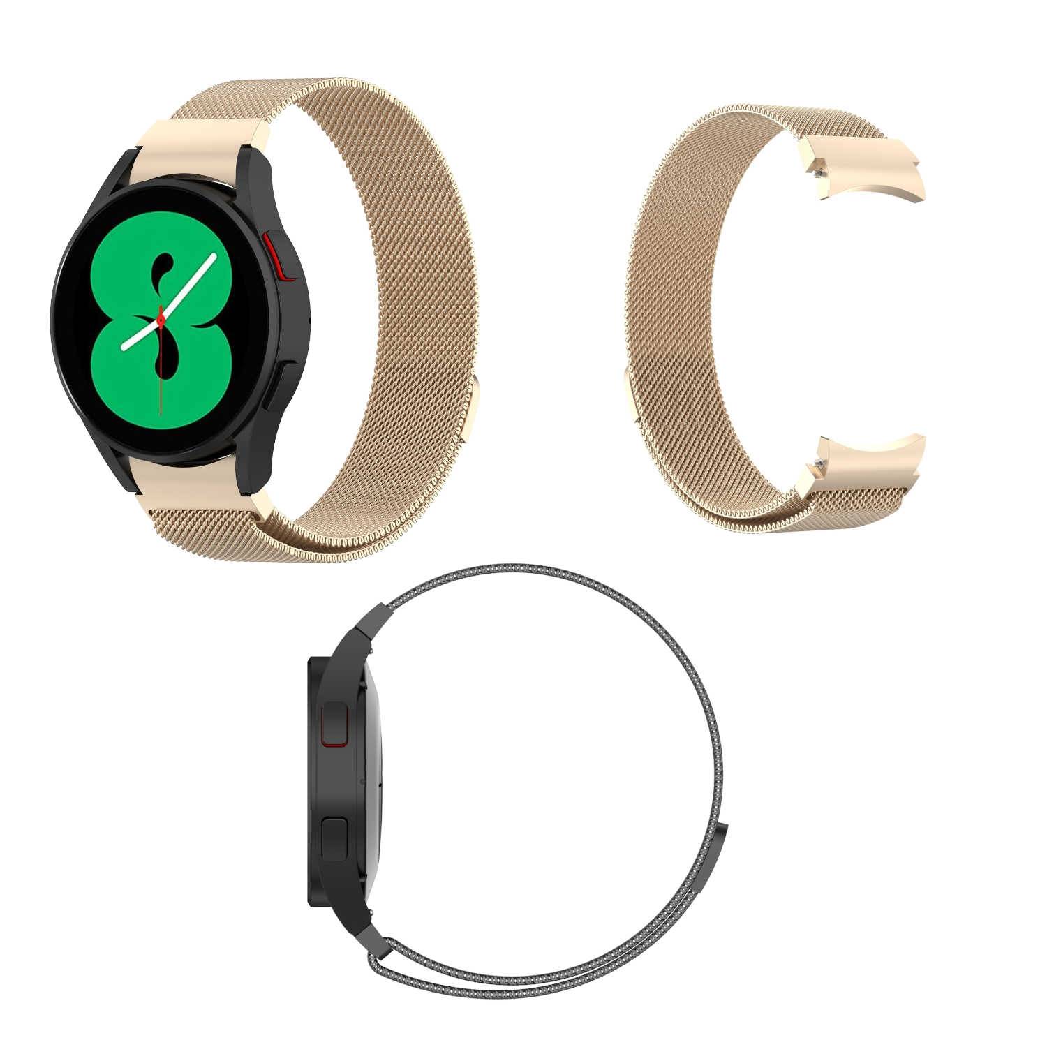 Für Samsung Galaxy Watch FE 6 5 4 Normal Pro Classic Milanese Armband