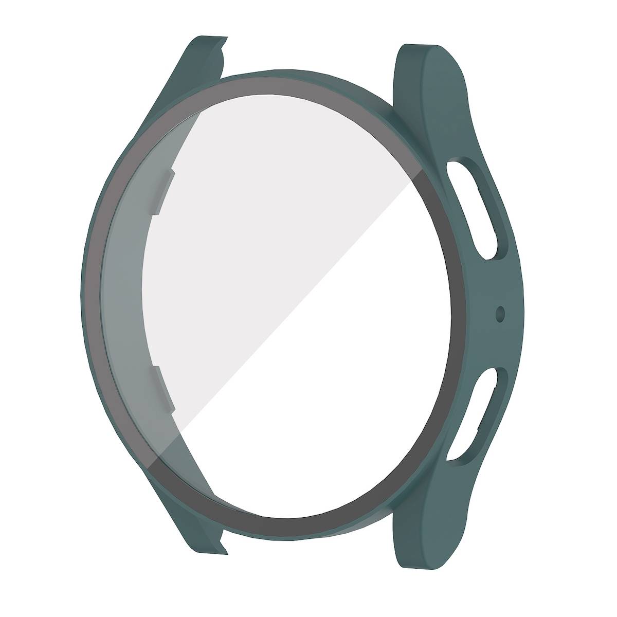 Für Samsung Galaxy Watch 5 44 mm 360 Grad Schock Hülle + H9 Hart Glas Tasche Etuis Grün Orig.