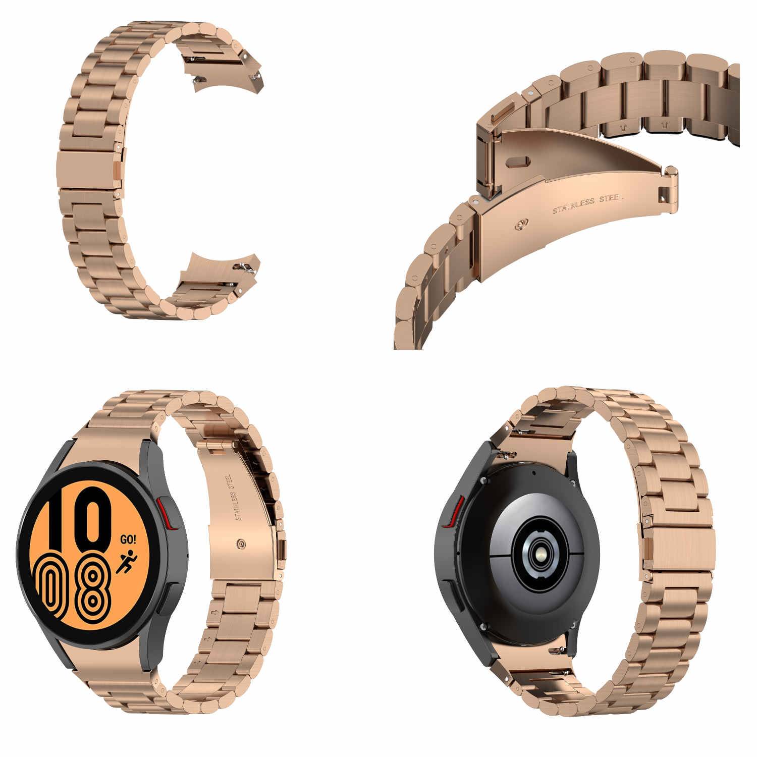 Für Samsung Galaxy Watch FE 6 5 4 Normal Pro Classic Edelstahl Armband