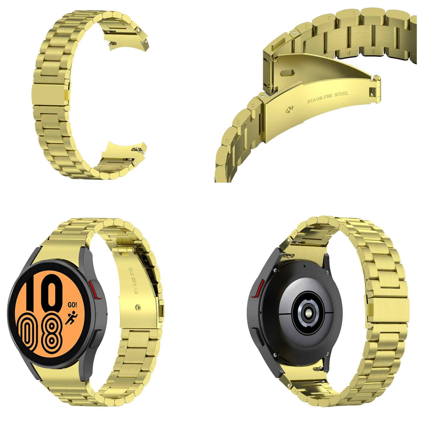 Für Samsung Galaxy Watch FE 6 5 4 Normal Pro Classic Edelstahl Armband