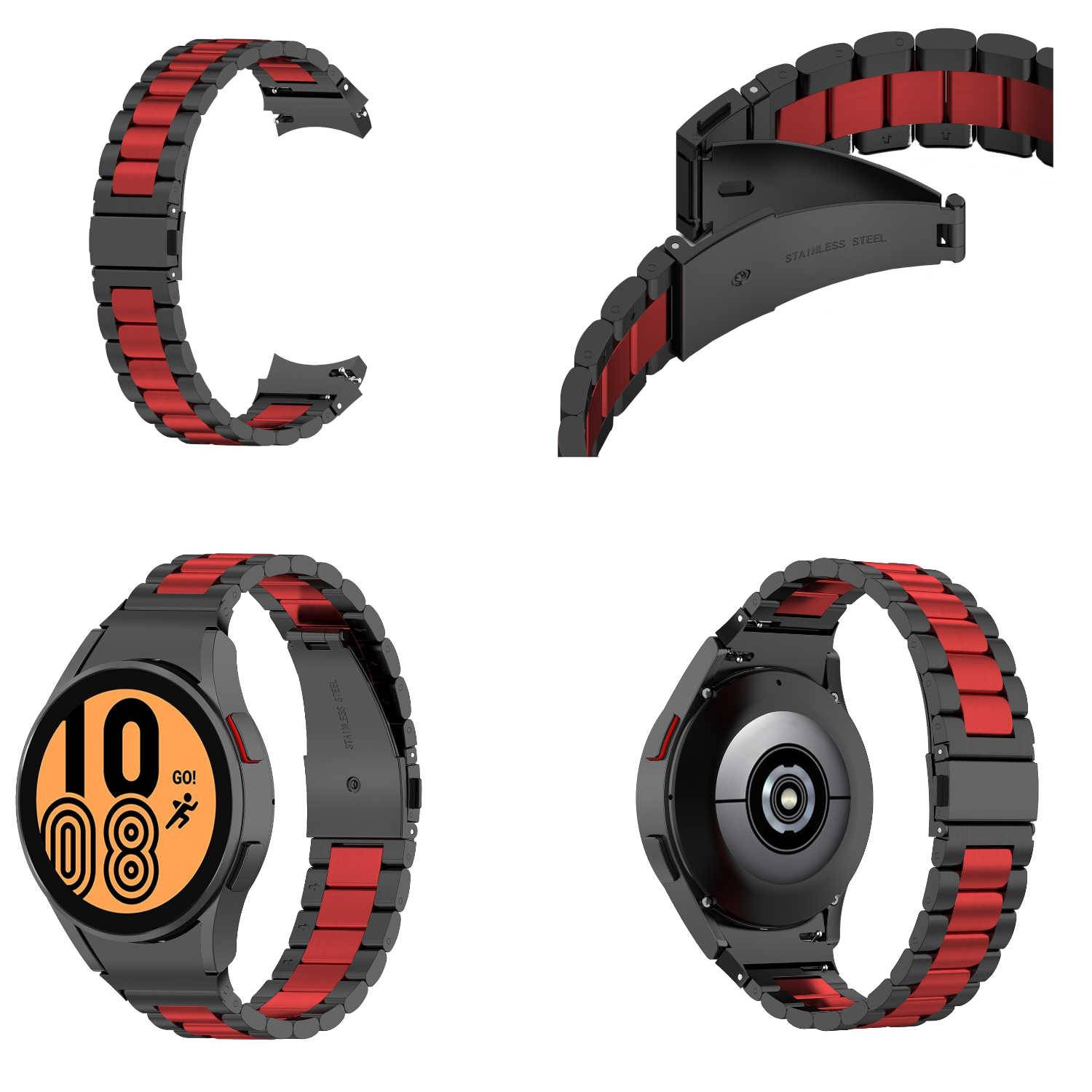 Für Samsung Galaxy Watch FE 6 5 4 Normal Pro Classic Edelstahl Armband