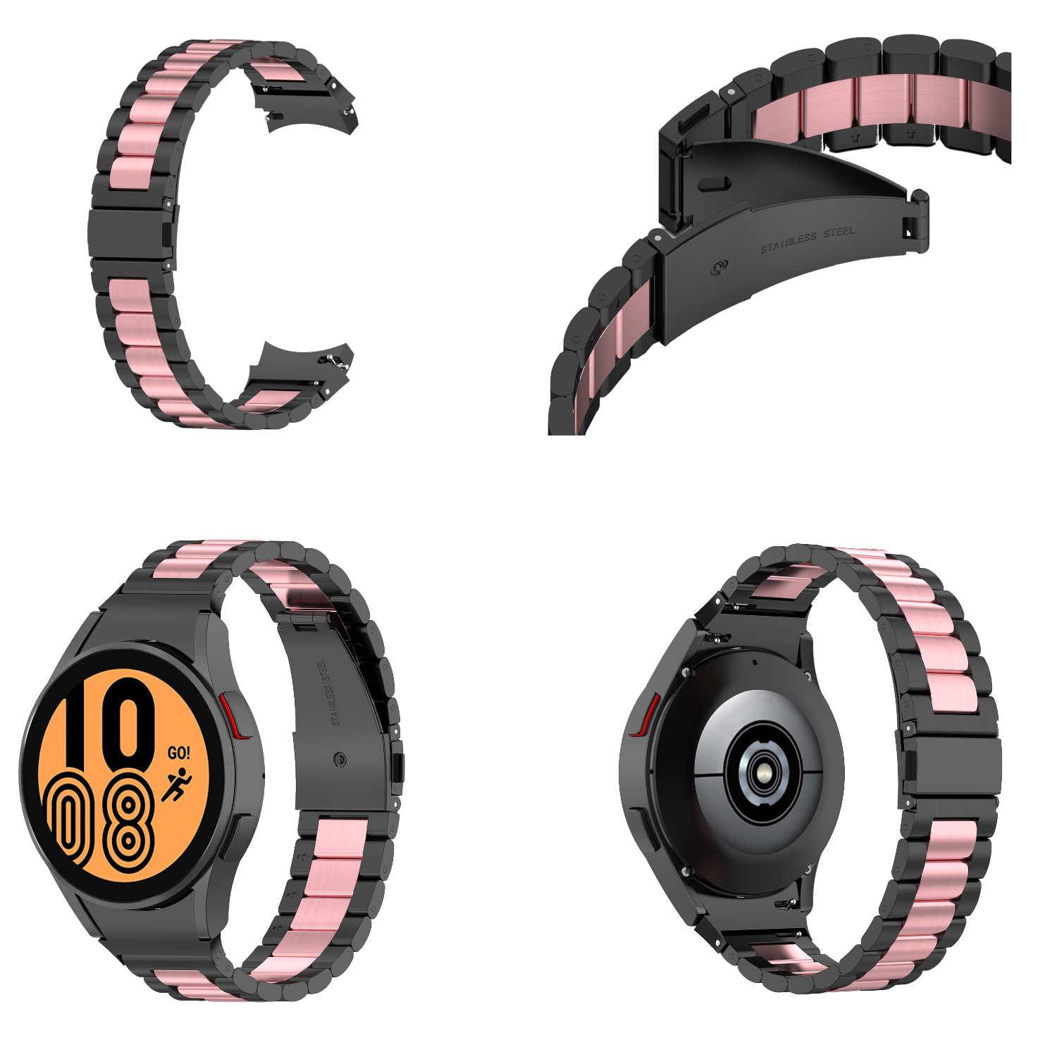 Für Samsung Galaxy Watch FE 6 5 4 Normal Pro Classic Edelstahl Armband