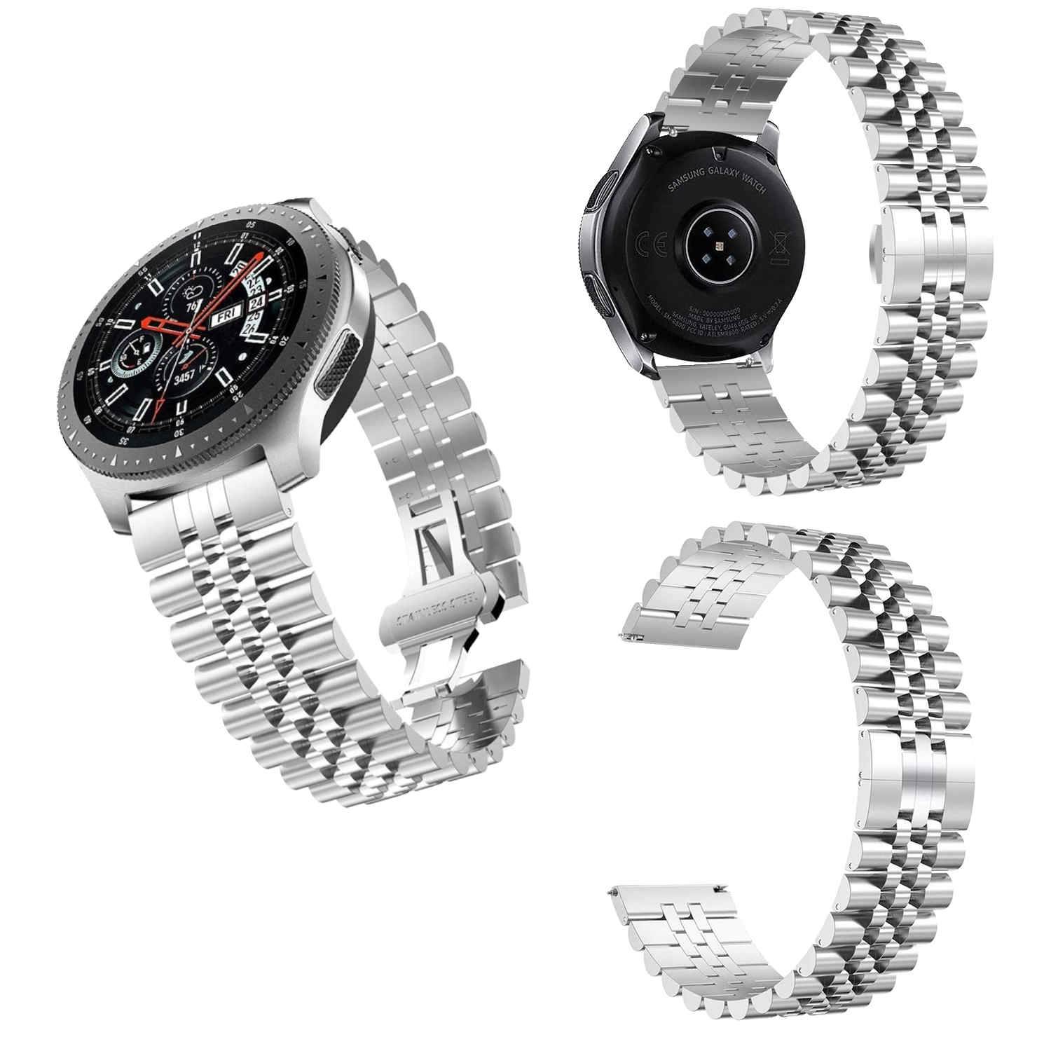 Für Samsung Galaxy Watch FE 6 5 4 Normal Pro Classic Edelstahl Armband