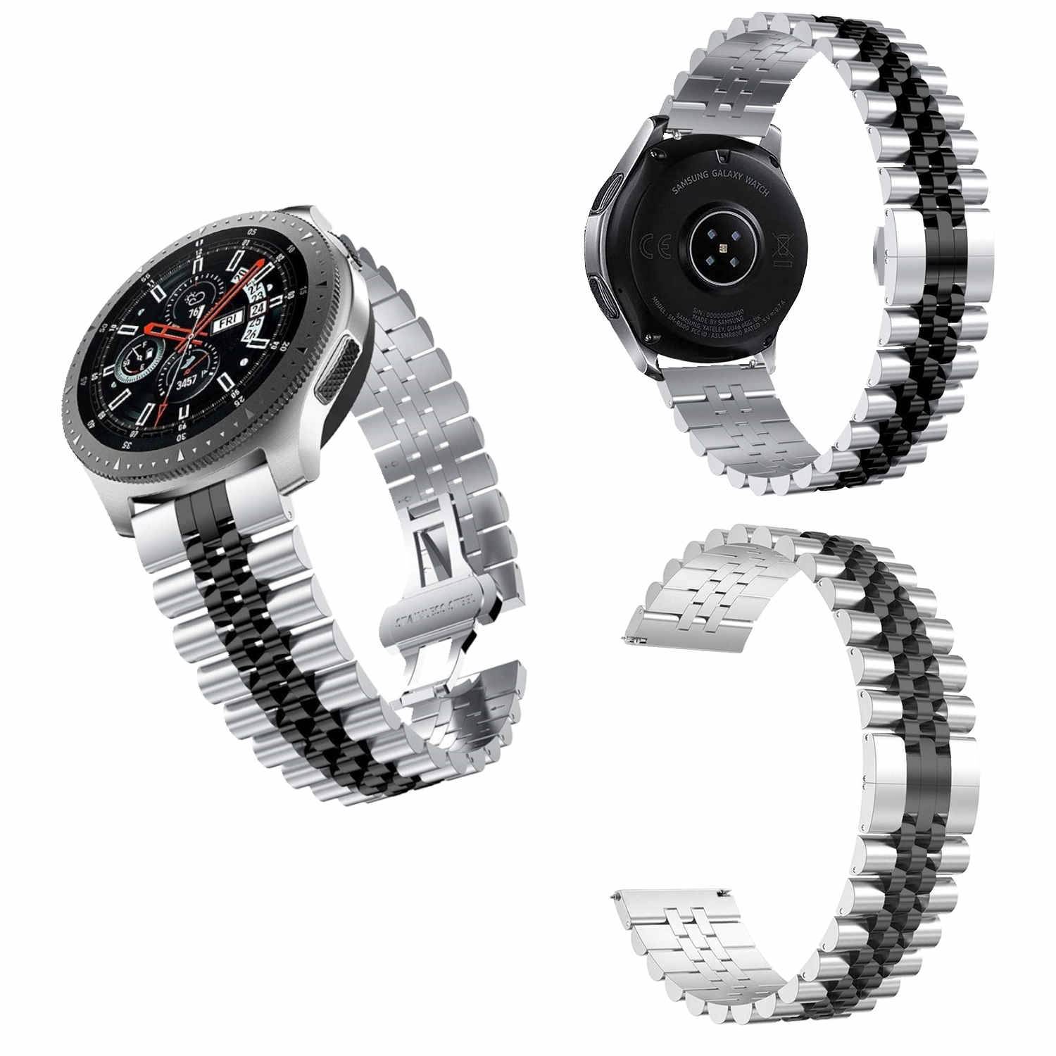 Für Samsung Galaxy Watch FE 6 5 4 Normal Pro Classic Edelstahl Armband