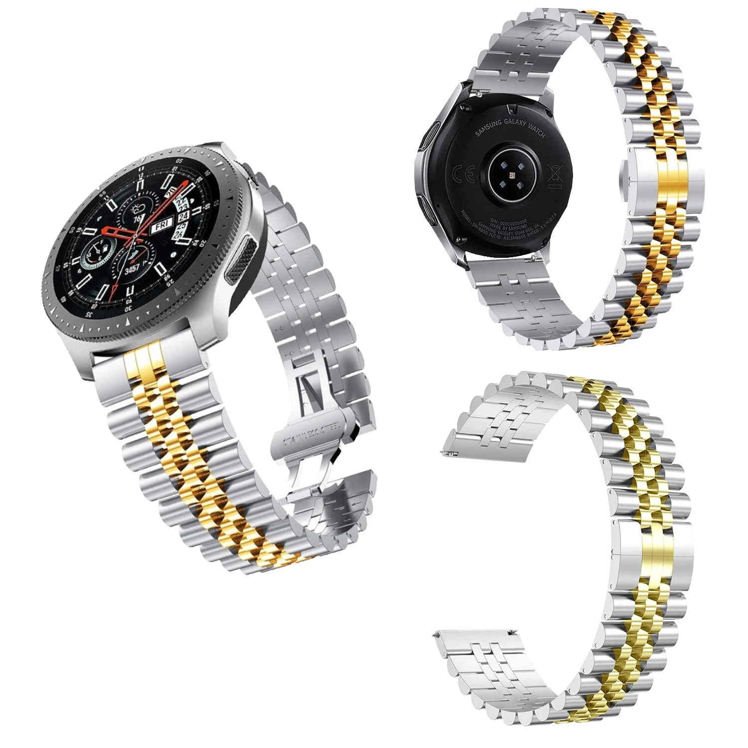 Für Samsung Galaxy Watch FE 6 5 4 Normal Pro Classic Edelstahl Armband